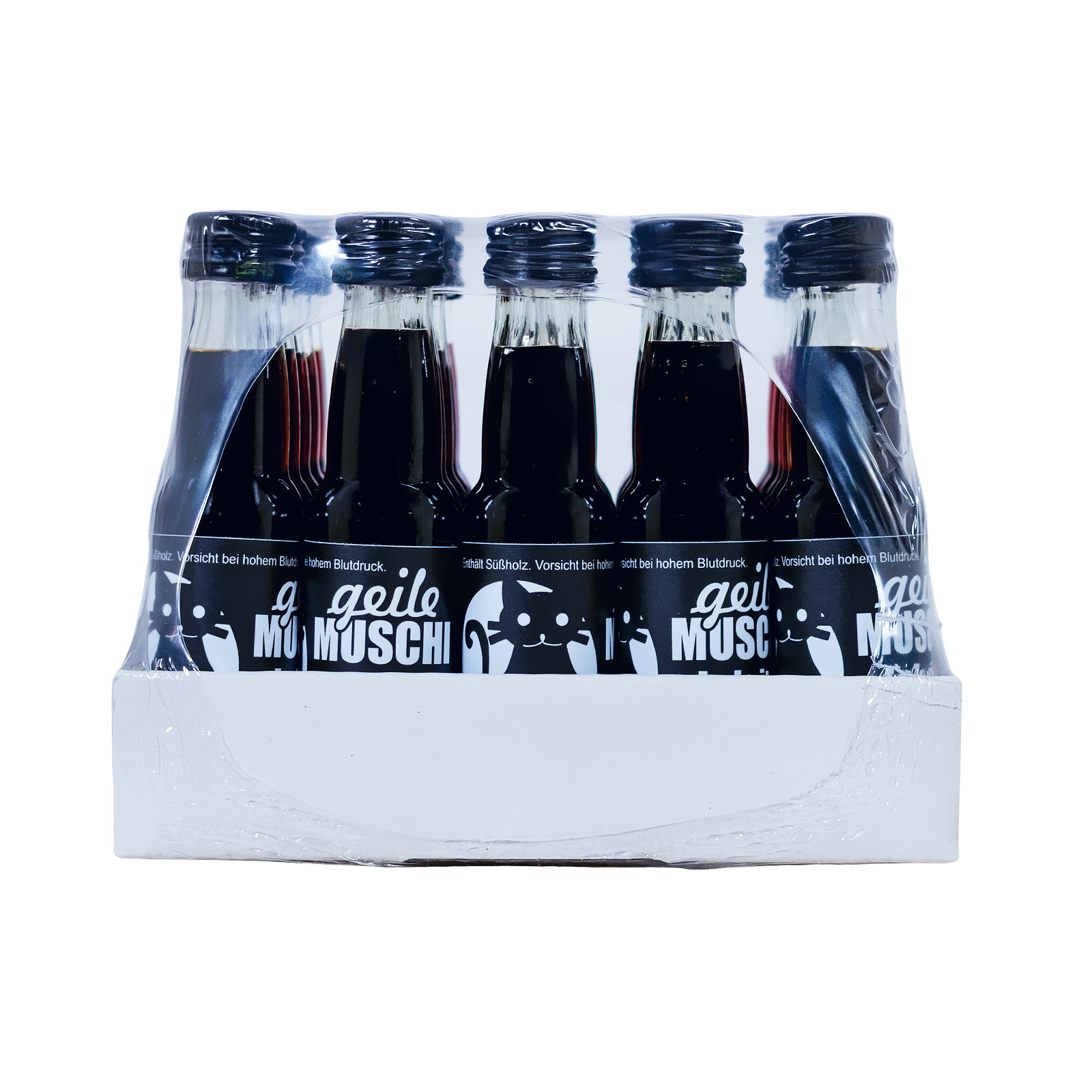 Paket [25 x 0,02L] Geile Muschi Lakritz - 0,5L 15% vol
