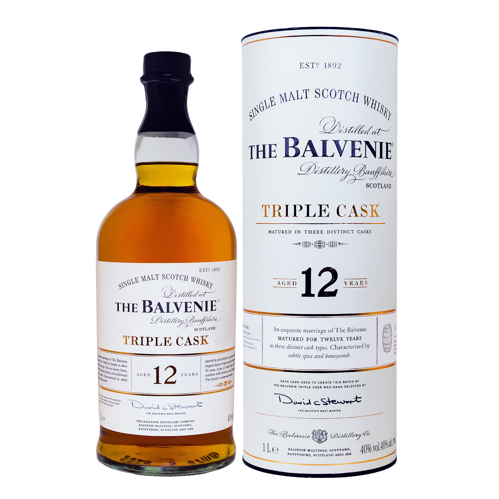 Balvenie 12 Jahre Triple Cask - 1 Liter 40% vol