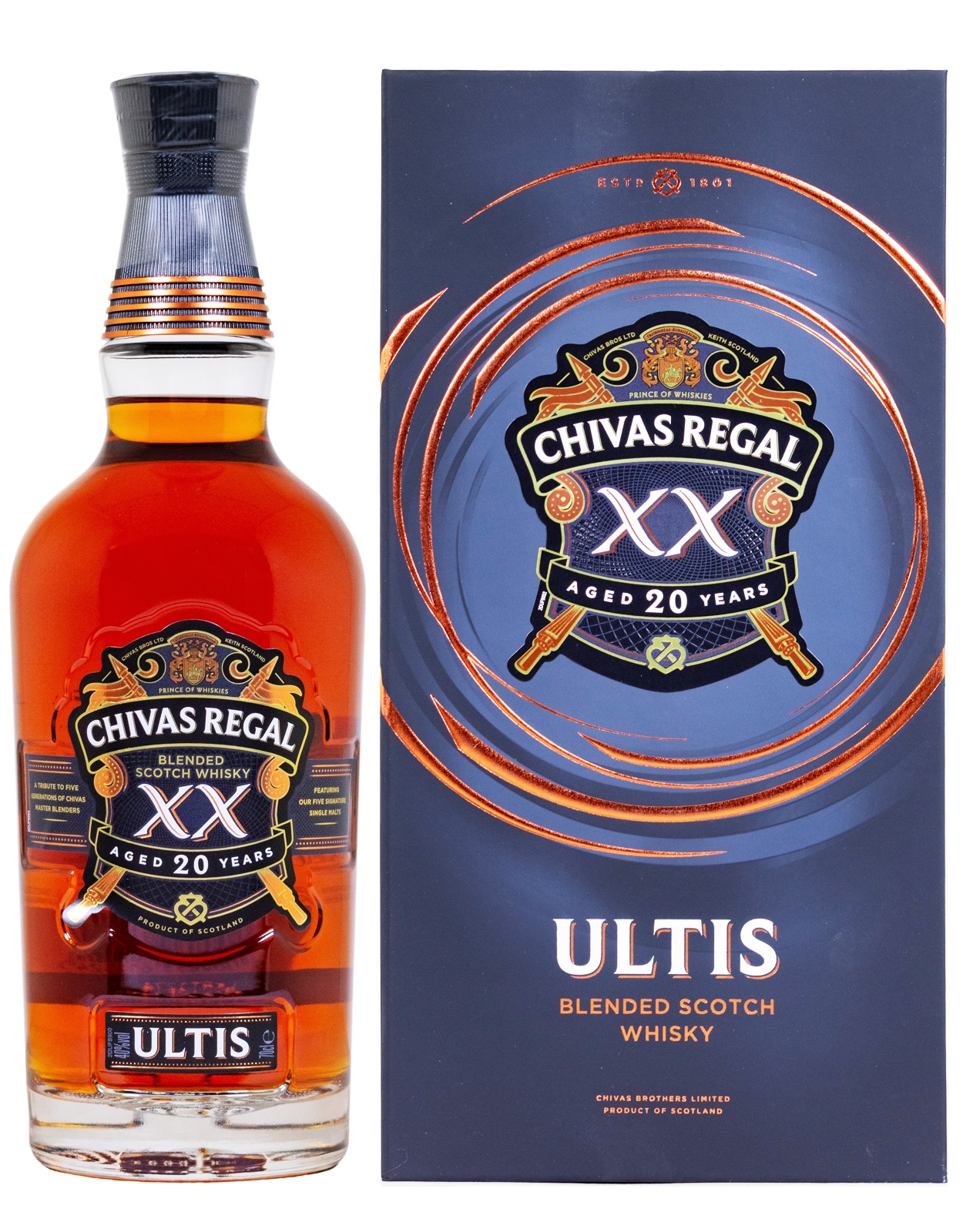Chivas Regal Ultis Blended Scotch Whisky - 0,7L 40% vol Chivas Regal Ultis Blended Scotch Whisky - 0,7L 40% vol
