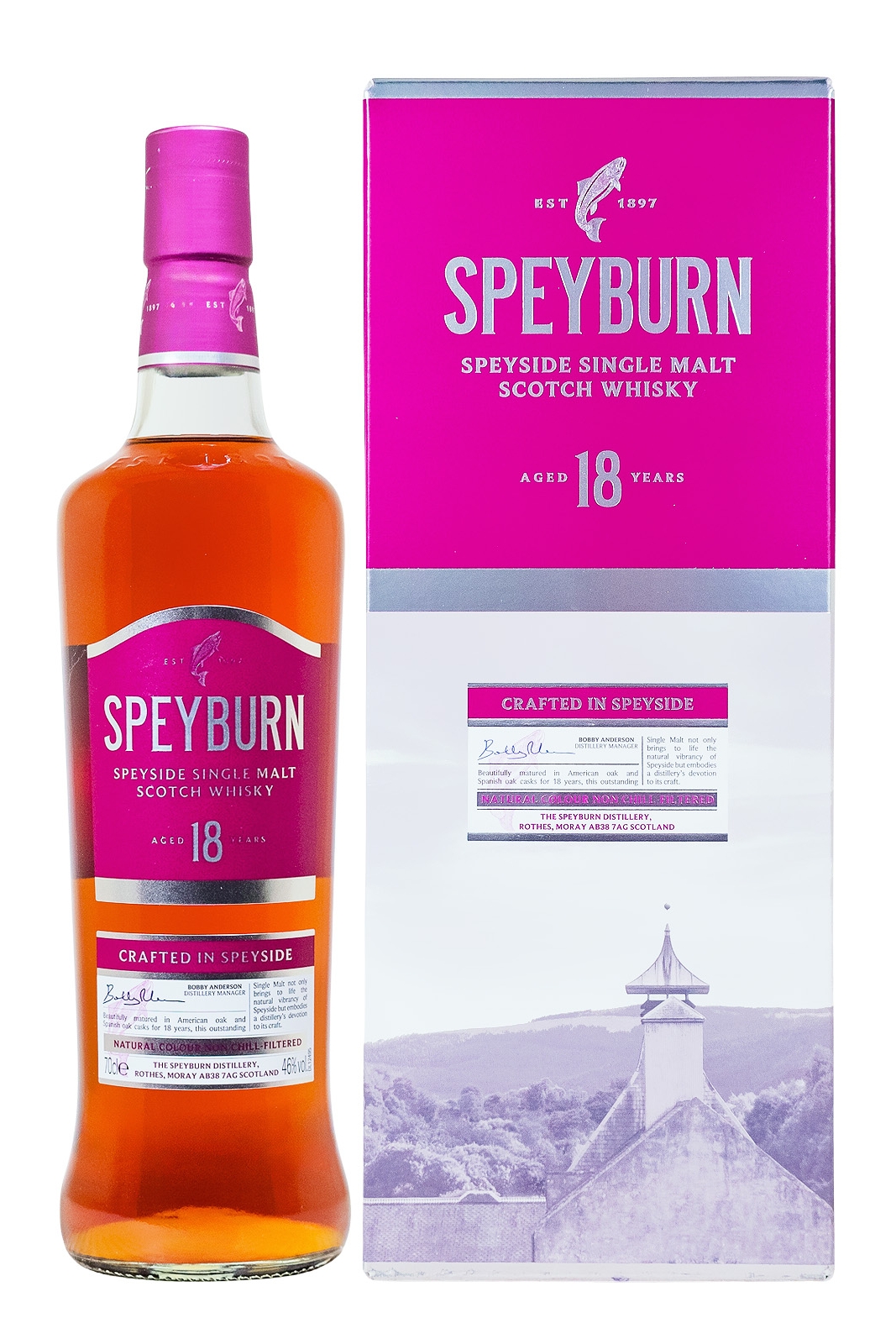 Speyburn 18 Jahre Single Malt Scotch Whisky - 0,7L 46% vol Speyburn 18 Jahre Single Malt Scotch Whisky - 0,7L 46% vol