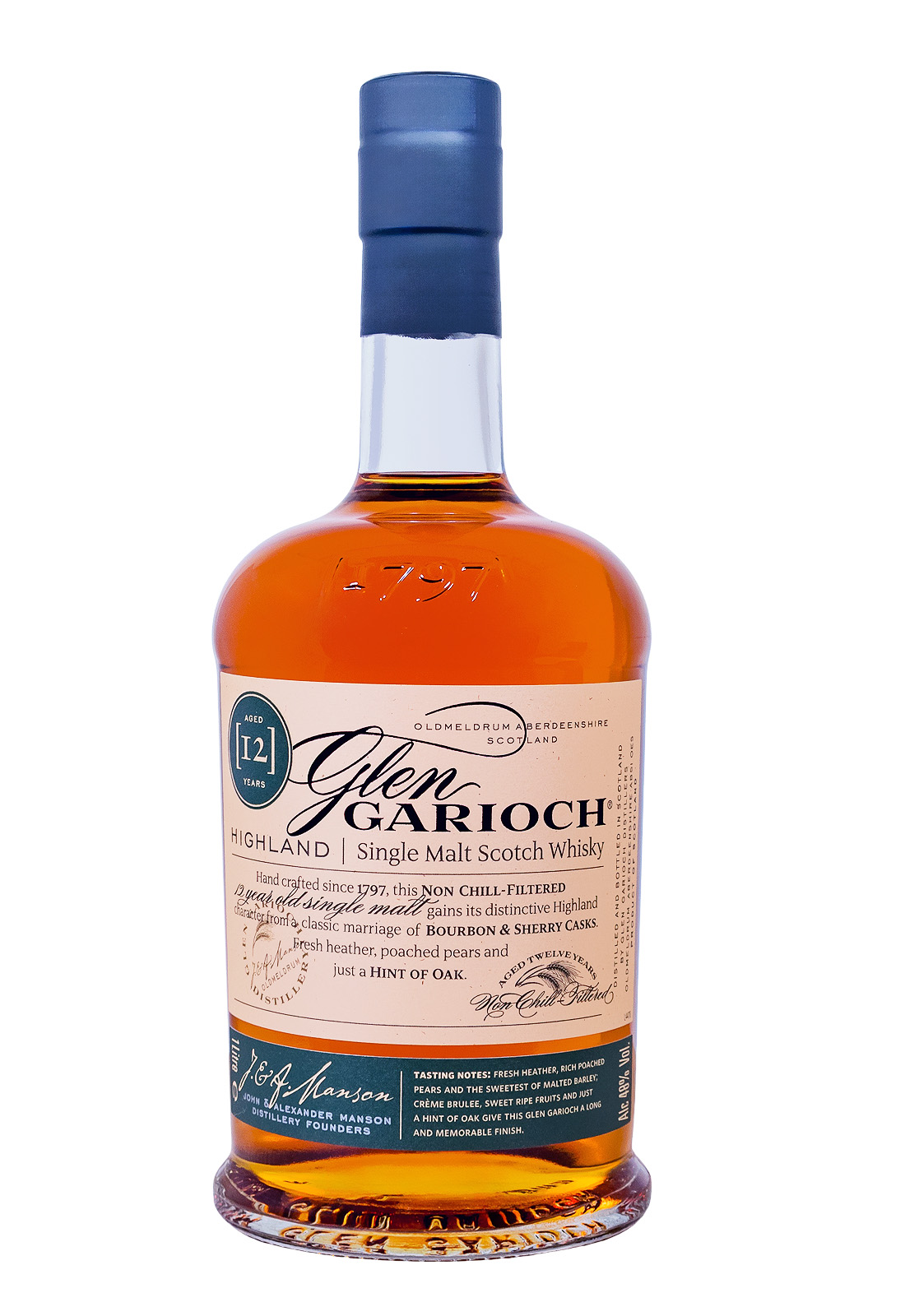 Glen Garioch 12 Jahre Single Malt Scotch Whisky - 1 Liter 48% vol