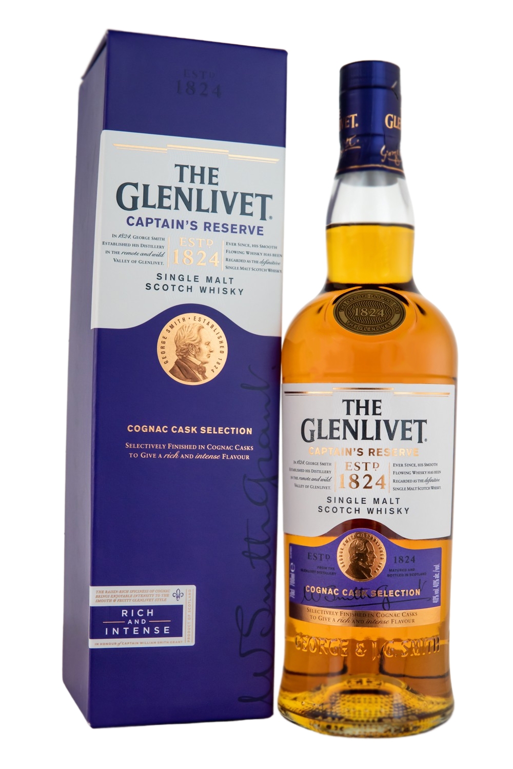 The Glenlivet Captains Reserve Single Malt Scotch Whisky - 0,7L 40% vol