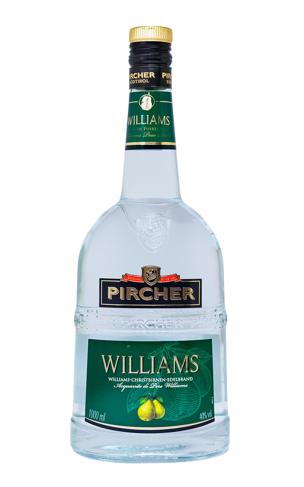 Pircher Williams Birnenbrand - 1 Liter 40% vol