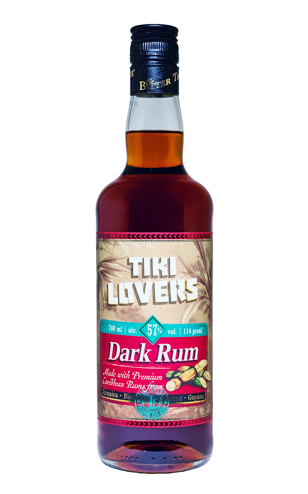 Tiki Lovers Dark Rum - 0,7L 57% vol