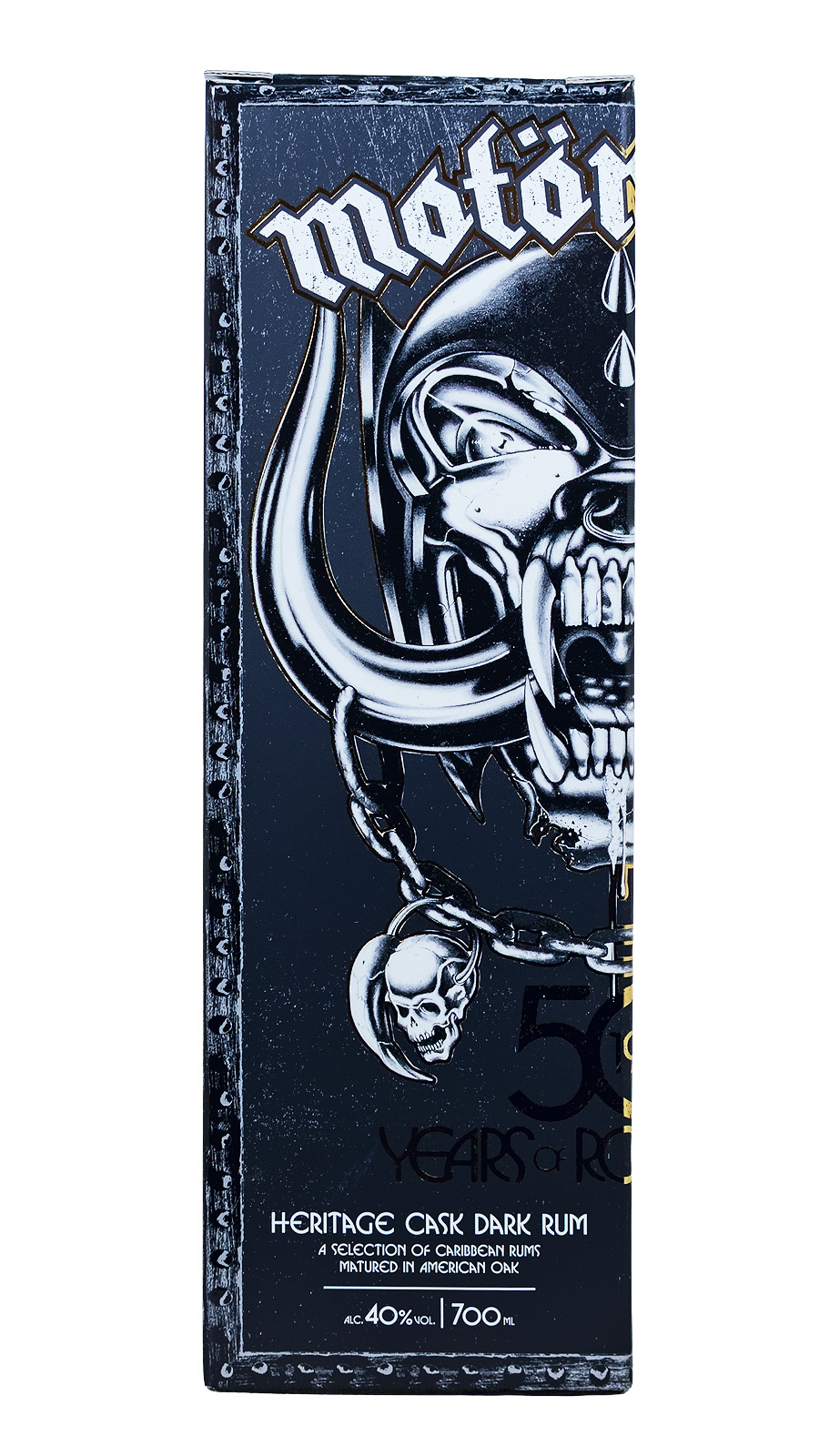 Motörhead 50 Years of Rock & Roll Heritage Cask Dark Rum - 0,7L 40% vol