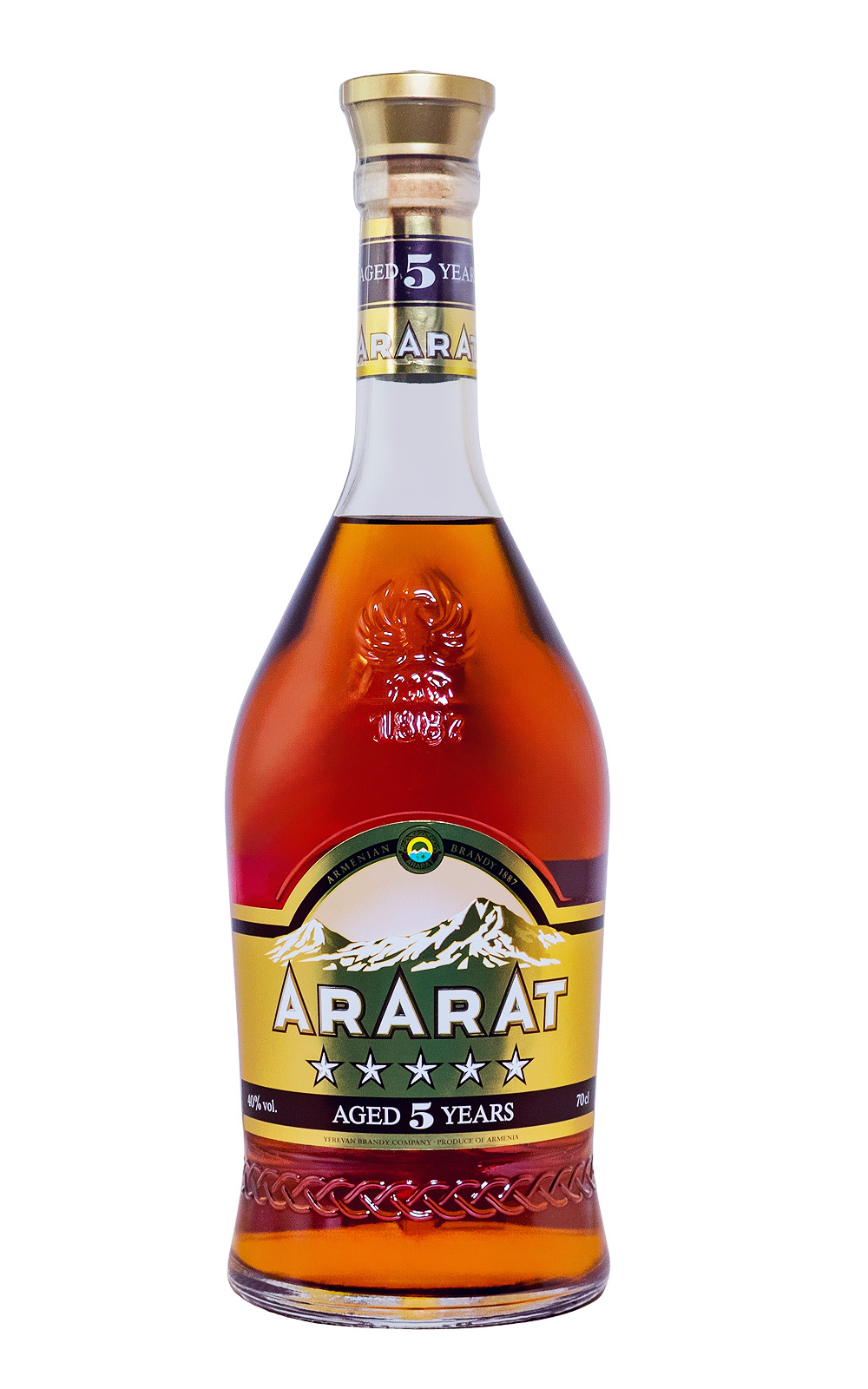Ararat 5 Jahre Brandy - 0,7L 40% vol (24.06.2025) Ararat 5 Jahre Brandy - 0,7L 40% vol