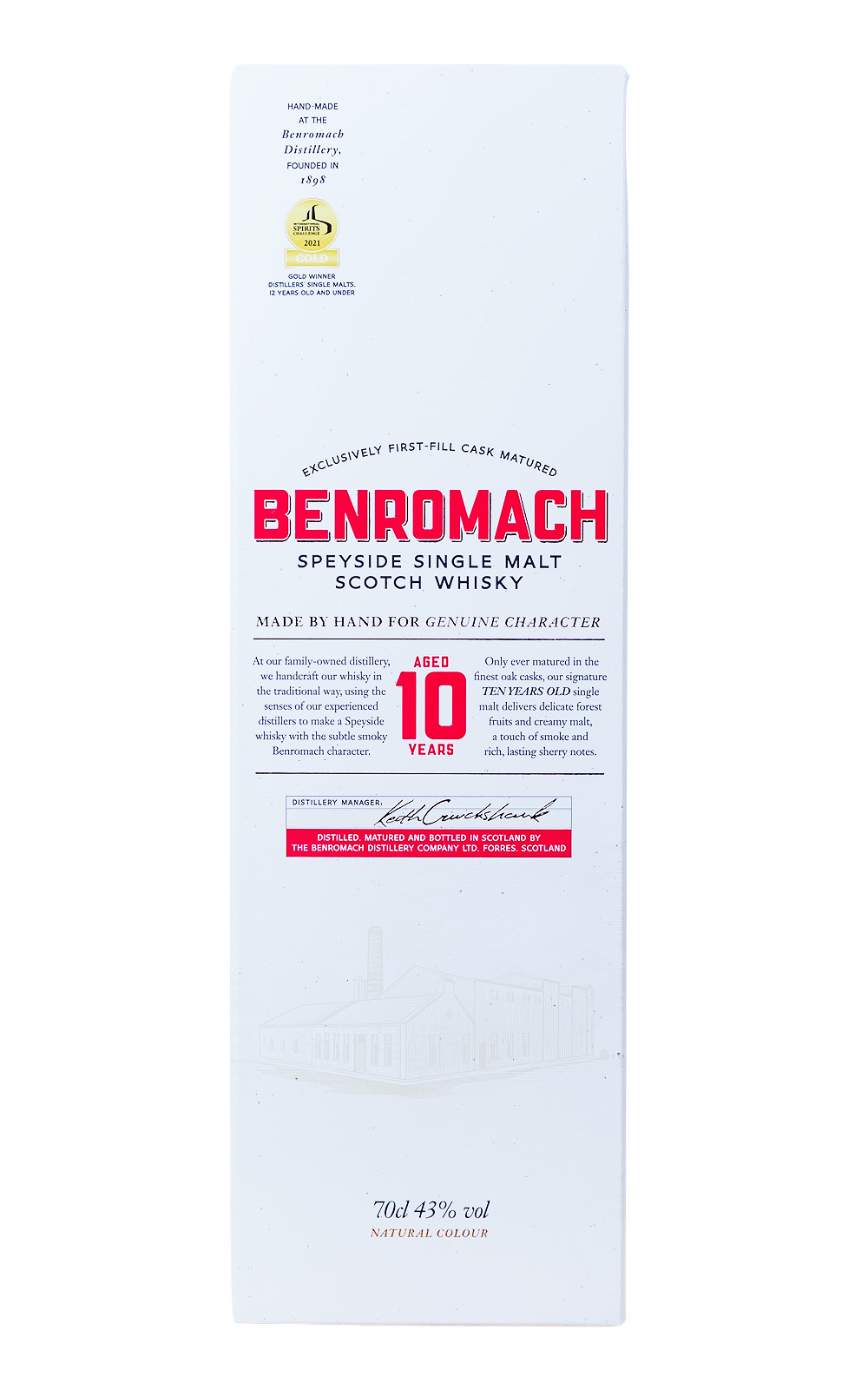 Benromach 10 Jahre - 0,7L 43% vol