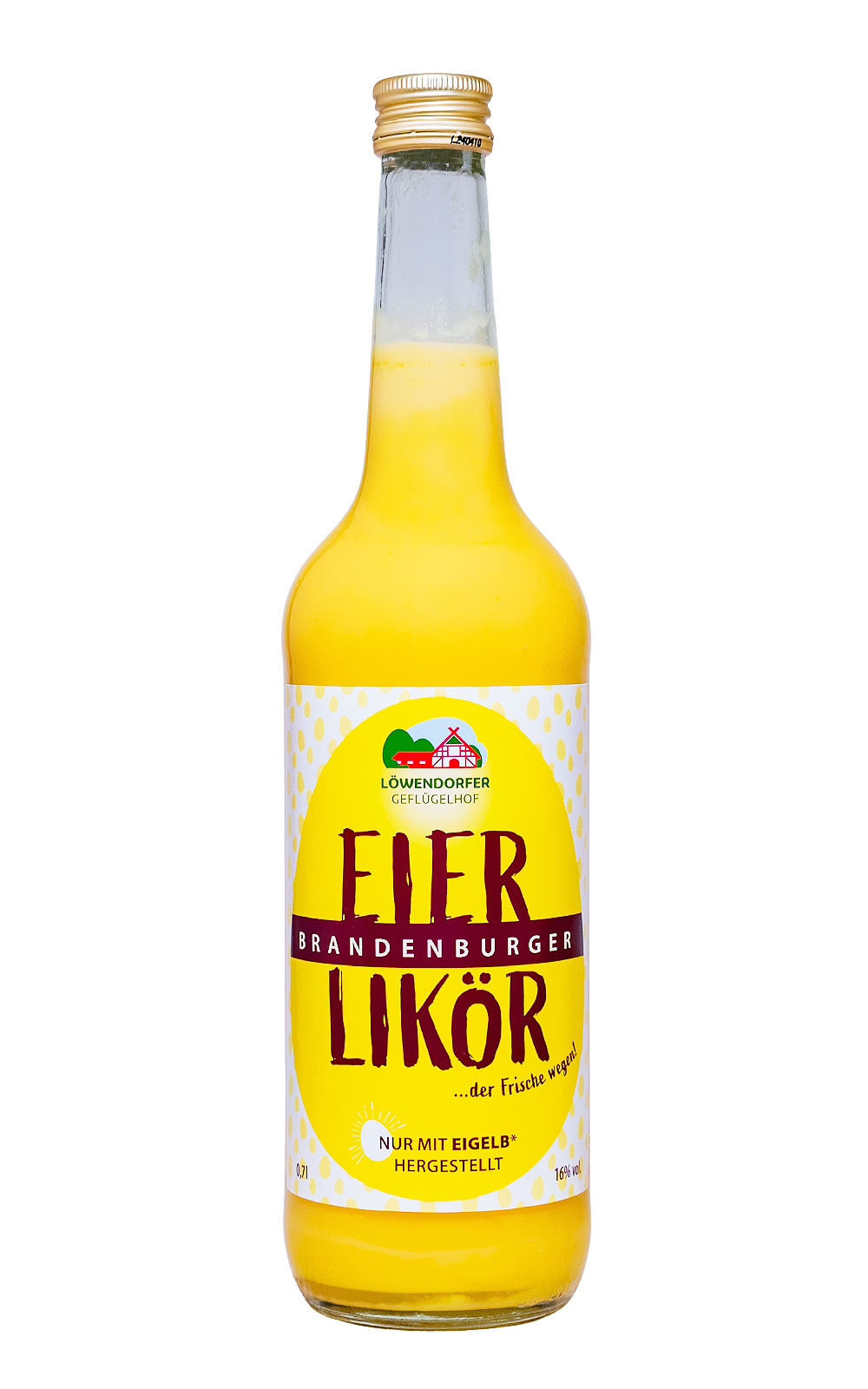 Brandenburger Eierlikör - 0,7L 16% vol