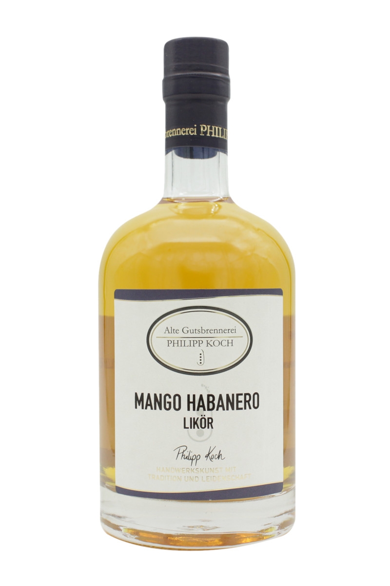 Alte Gutsbrennerei Philipp Koch Mango Habanero Likör - 0,5L 20% vol Alte Gutsbrennerei Philipp Koch Mango Habanero Likör - 0,5L 20% vol