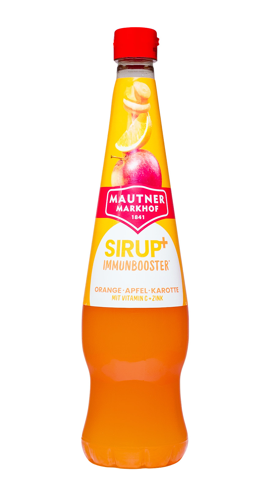 Mautner Sirup+ Immunbooster Orange-Apfel-Karotte - 0,7L Mautner Sirup+ Immunbooster Orange-Apfel-Karotte - 0,7L