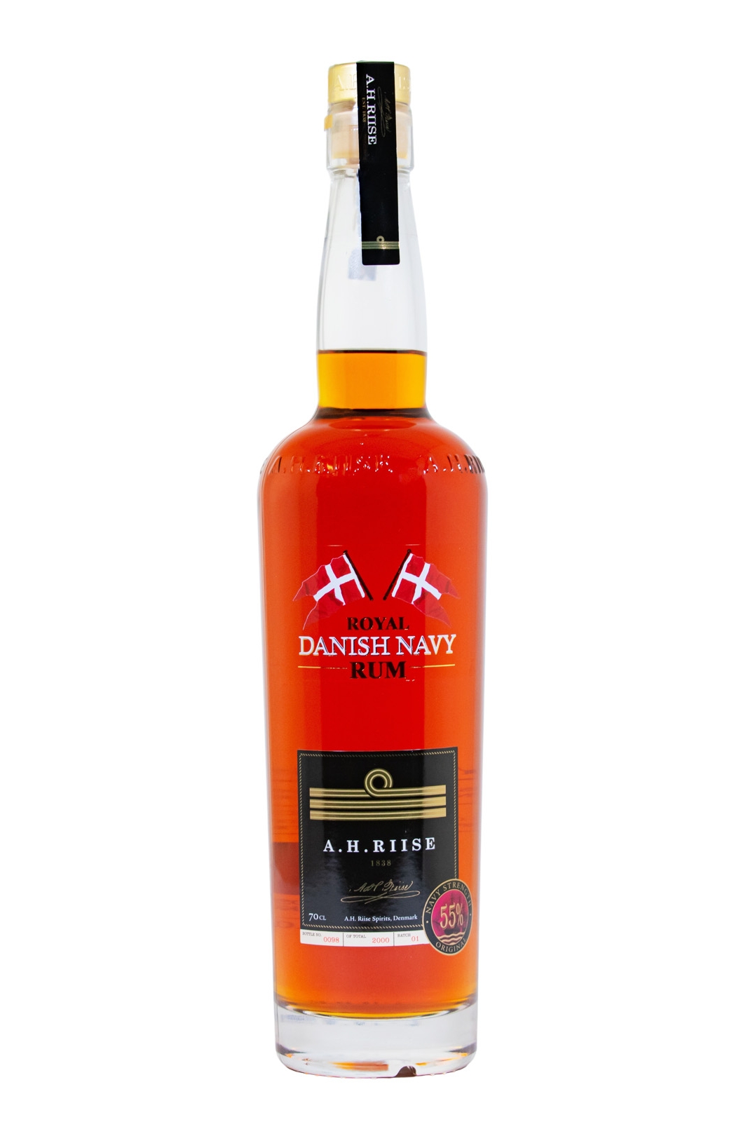 A.H. Riise Danish Navy Strength Spirituose auf Rum-Basis - 0,7L 55% vol