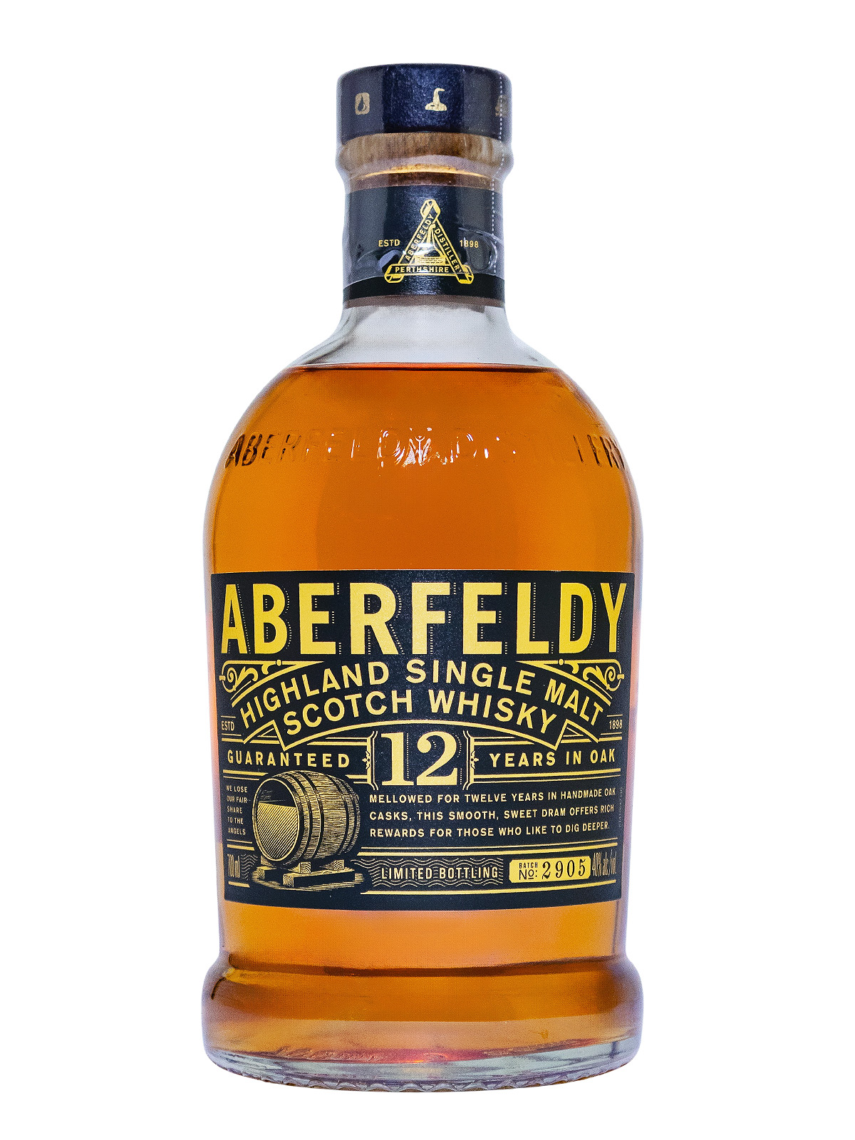 Aberfeldy 12 Years Old Gold Bar Edition Highland Single Malt Scotch Whisky - 0,7L 40% vol