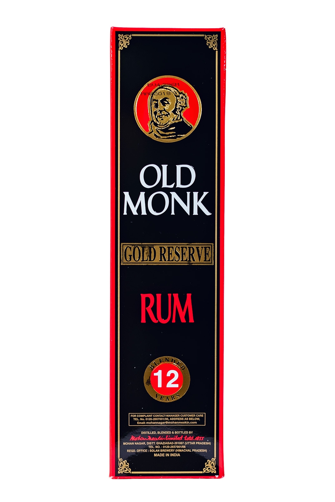 Old Monk Gold Reserve Rum - 0,7L 42,8% vol Old Monk Gold Reserve Rum - 0,7L 42,8% vol