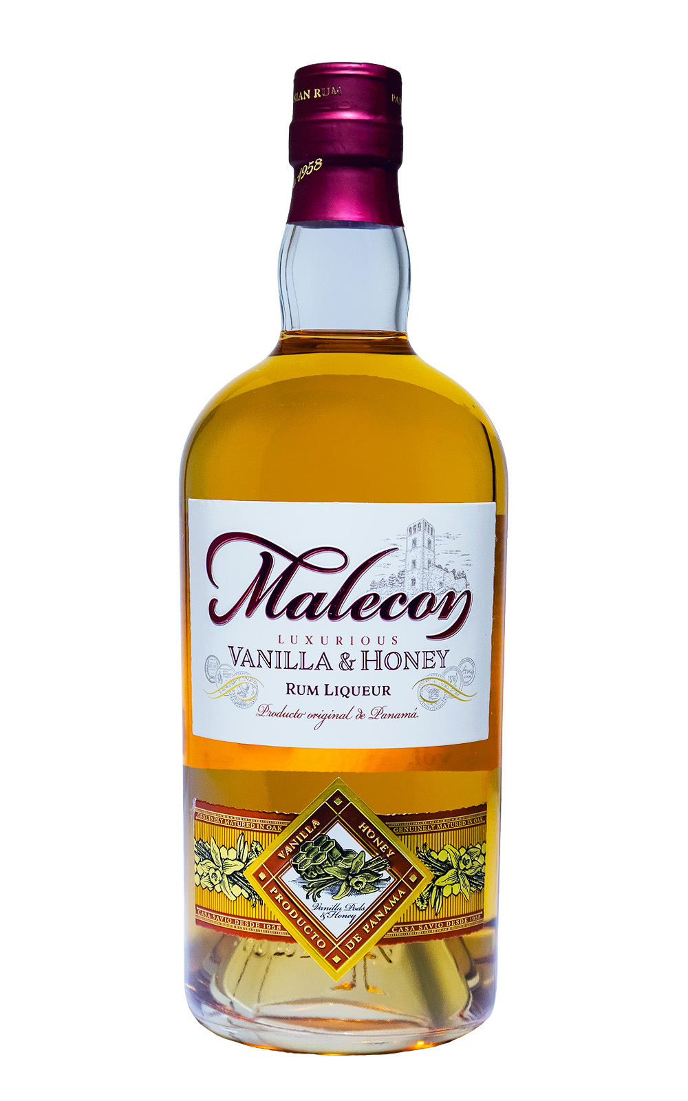 Malecon Vanilla & Honey Rum Liqueur - 0,7L 35% vol