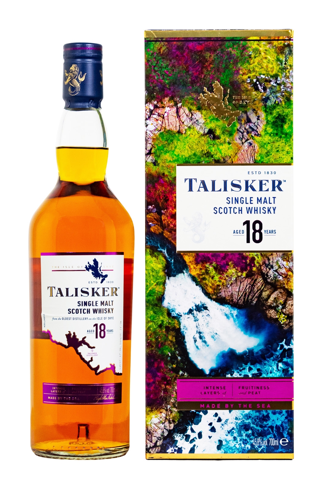 Talisker 18 Jahre Single Malt Scotch Whisky - 0,7L 45,8% vol