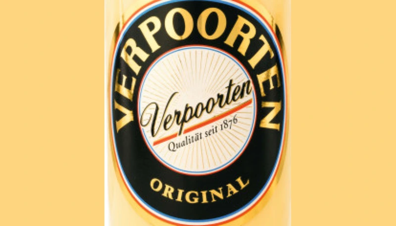 Verpoorten Ovales Etikett Eierlikör