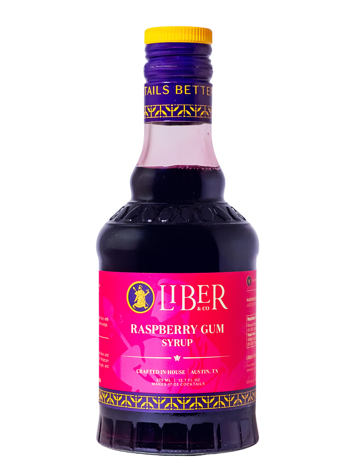 Liber & Co Raspberry Gum Syrup - 0,375L