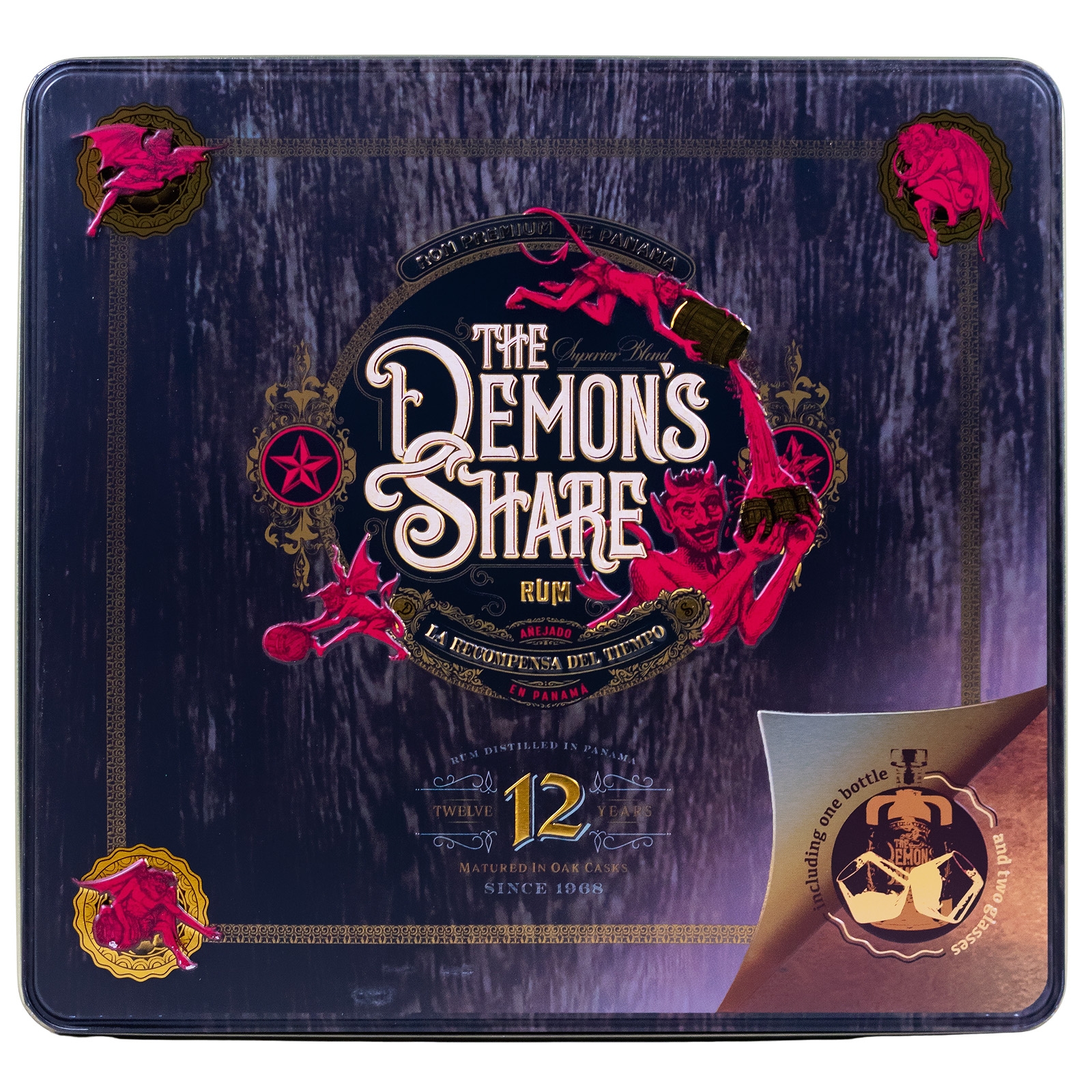 The Demons Share 12 Jahre mit 2 Gläsern - 0,7L 41% vol The Demons Share 12 Jahre mit 2 Gläsern - 0,7L 41% vol