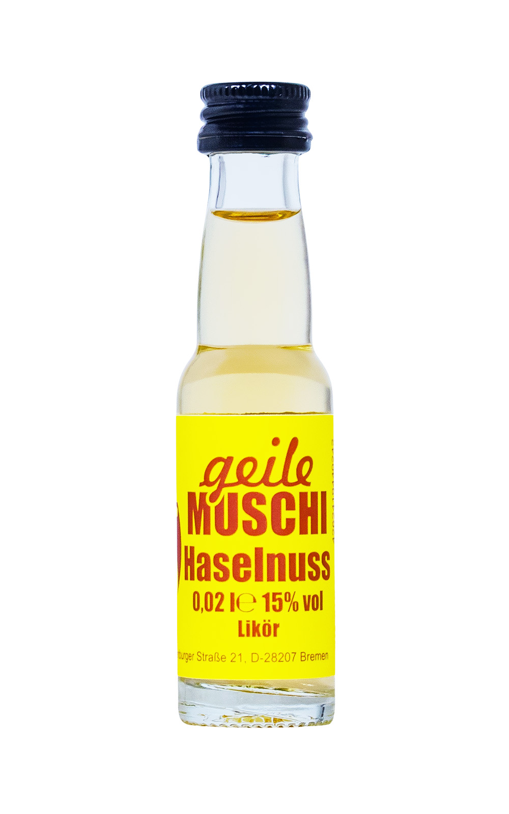 Geile Muschi Haselnuss Glas-Kurzer Shot - 0,02L 15% vol