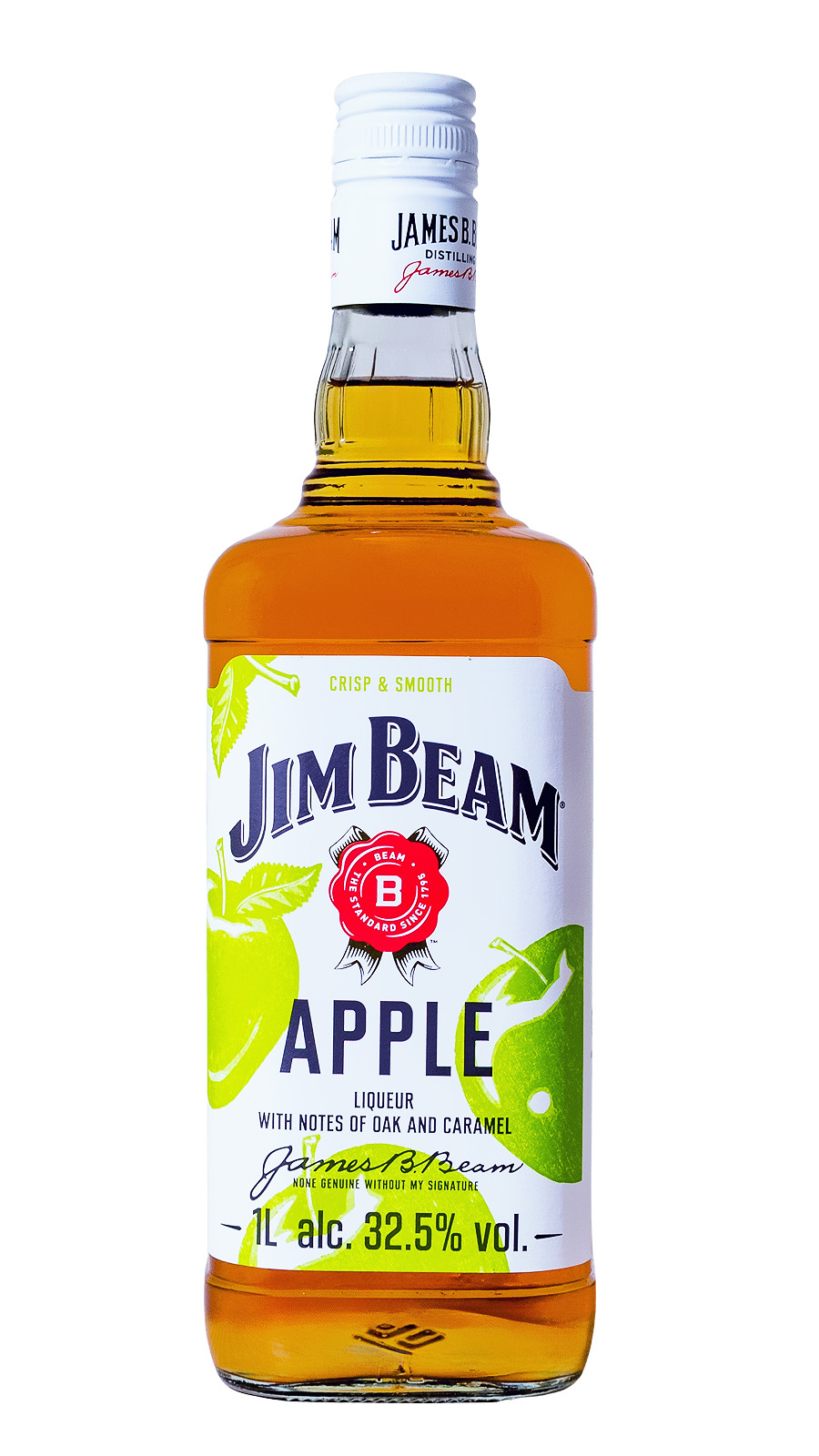 Jim Beam Apple Whiskeylikör - 1 Liter 32,5% vol