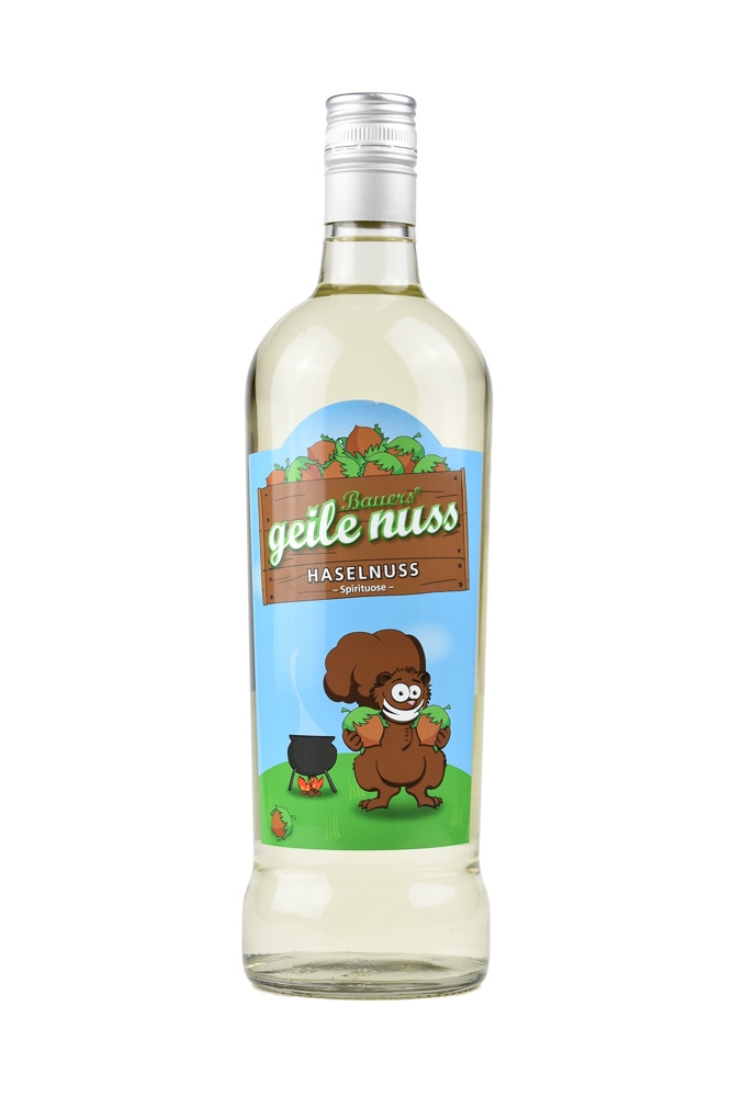 Bauer Geile Nuss Haselnuss - 1 Liter 33% vol Bauer Geile Nuss Haselnuss - 1 Liter 33% vol