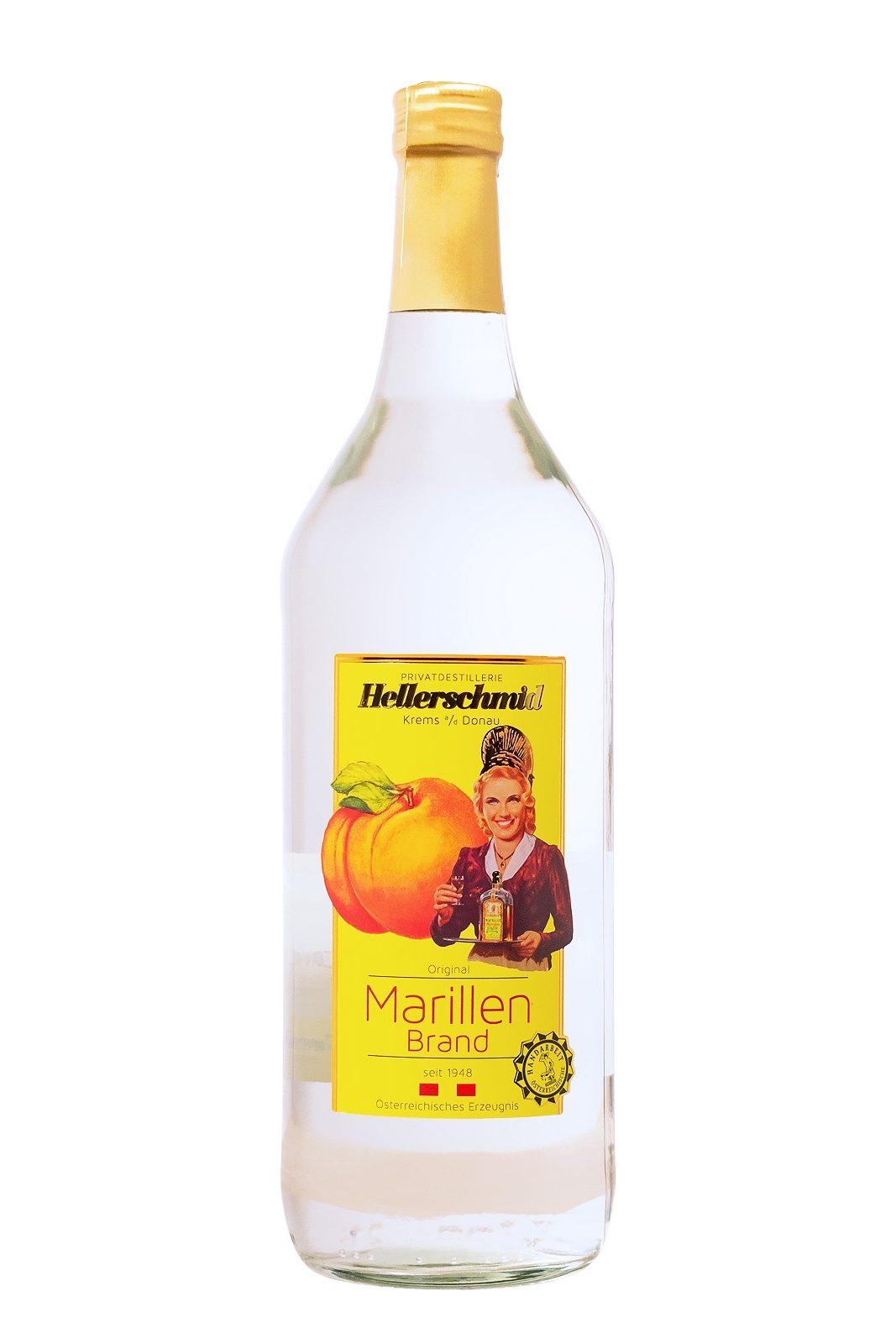 Hellerschmid Marillenbrand - 1 Liter 40% vol