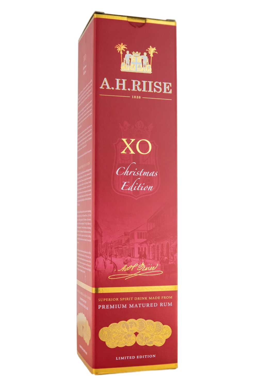 A.H. Riise XO Reserve Christmas Edition Spirituose auf Rum-Basis - 0,7L 40% vol