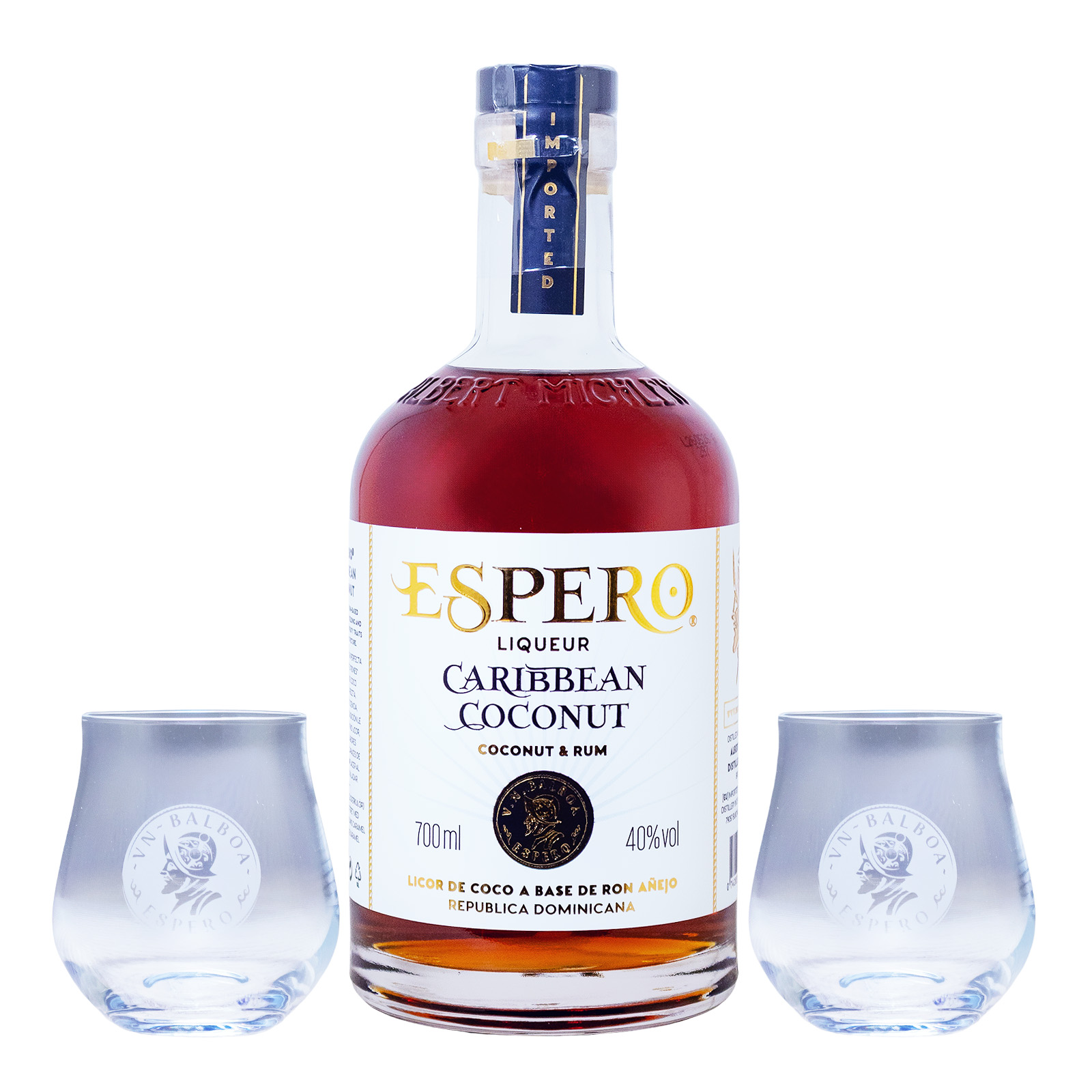 Espero Creole Coconut & Rum Geschenkset - 0,7L 40% vol