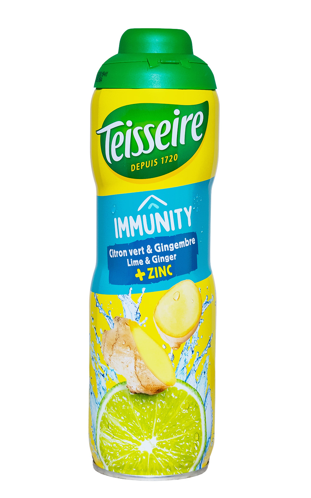 Teisseire Benefit Immunity Limette Ingwer Getränkekonzentrat - 0,6L