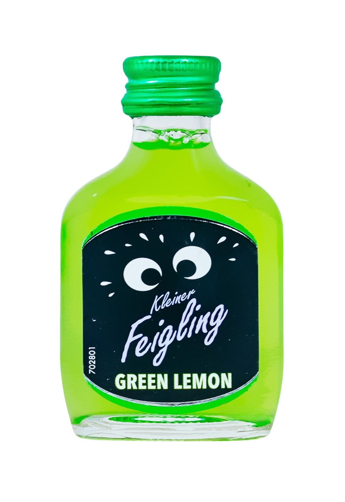Kleiner Feigling Green Lemon Glas-Flasche Kurzer Shot - 0,02L 15% vol
