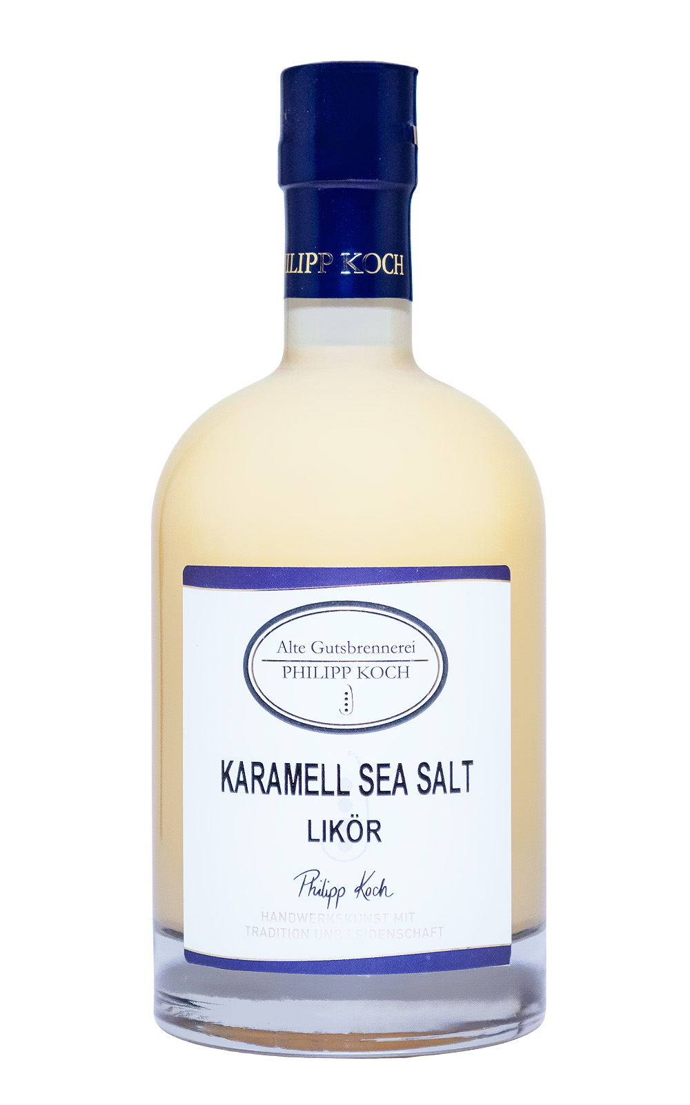 Alte Gutsbrennerei Philipp Koch Karamell Sahne Likör mit Meersalz - 0,5L 17% vol