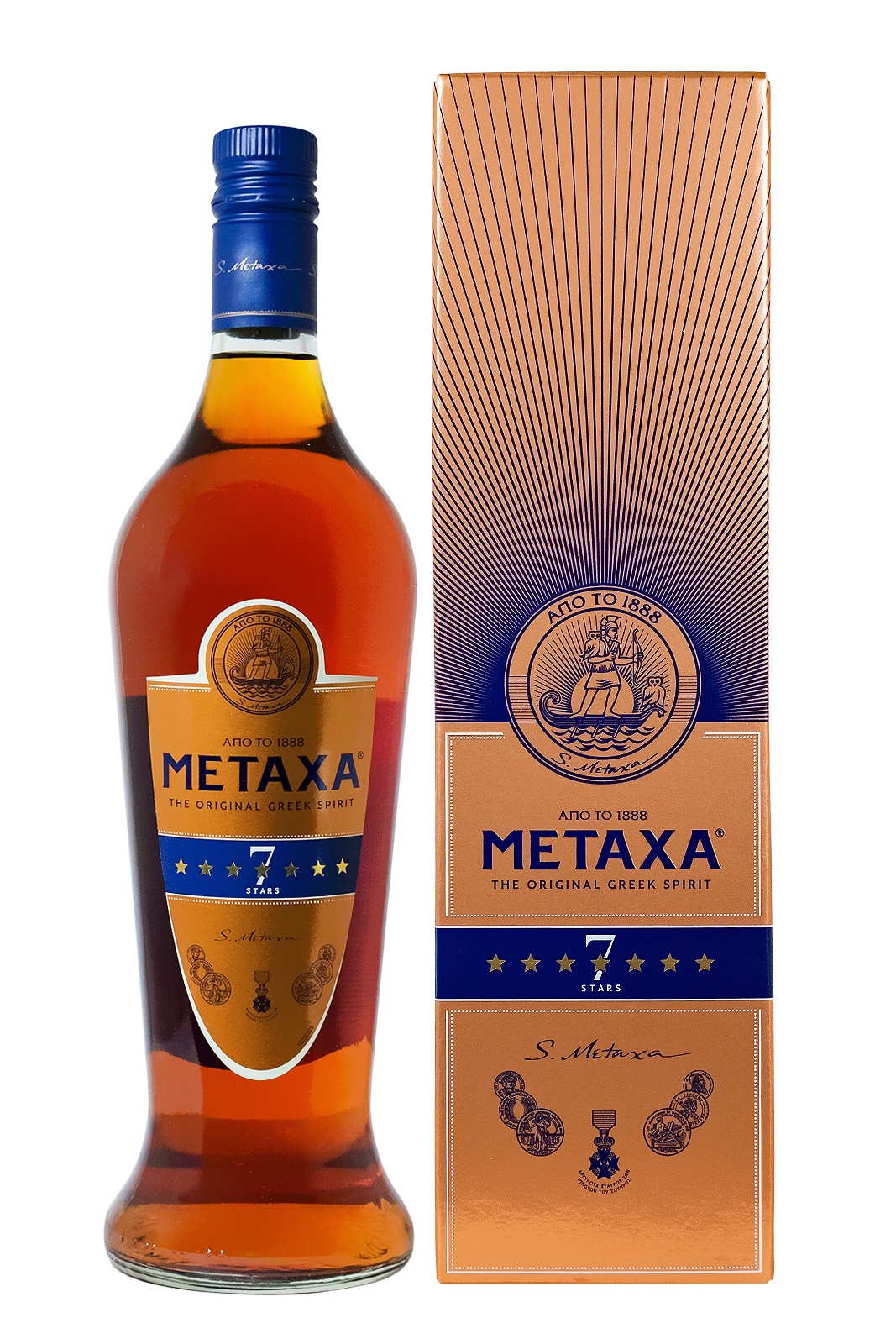 Metaxa 7 Sterne - 1 Liter 40% vol Metaxa 7 Sterne - 1 Liter 40% vol