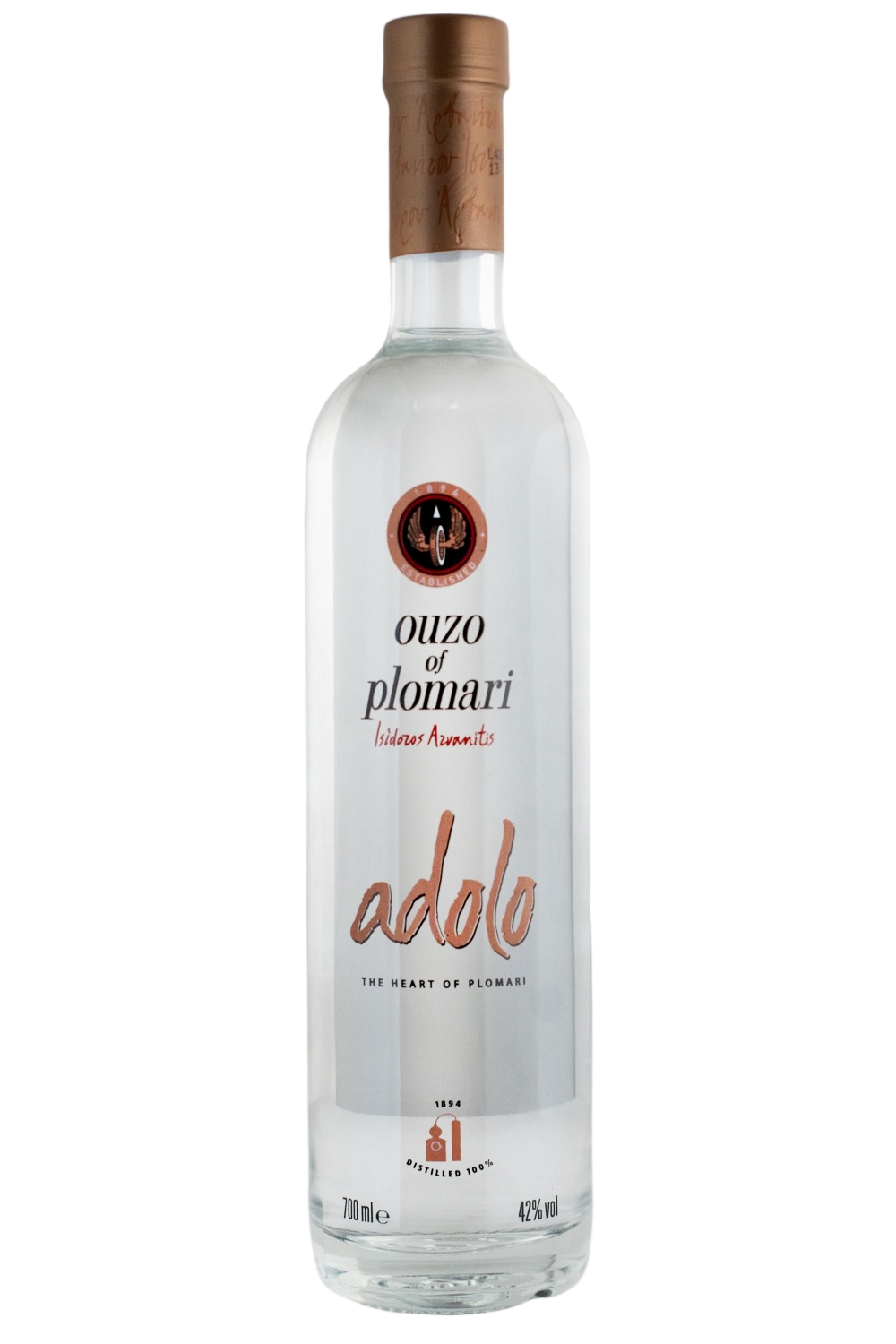 Ouzo of Plomari Adolo - 0,7L 42% vol Ouzo of Plomari Adolo - 0,7L 42% vol