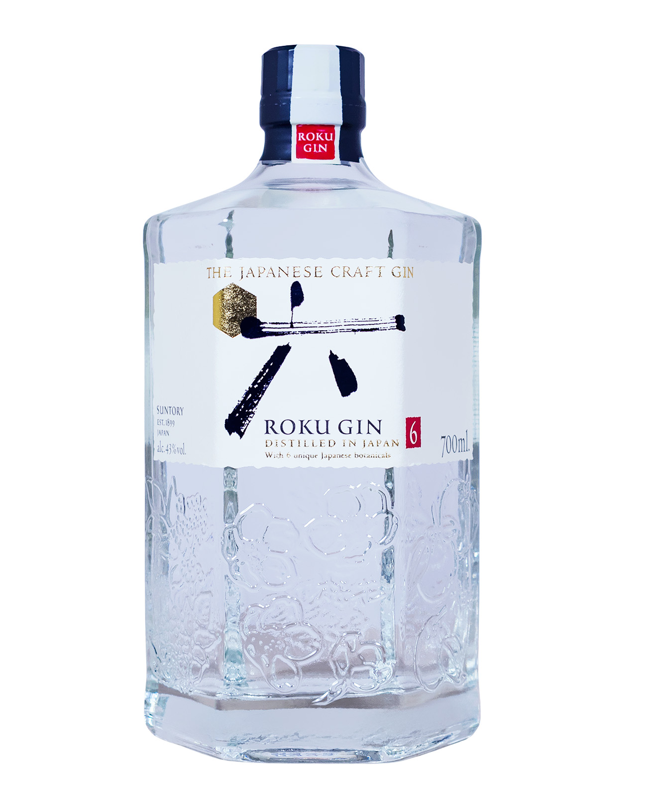 Roku Gin mit Carry Bag - 0,7L 43% vol