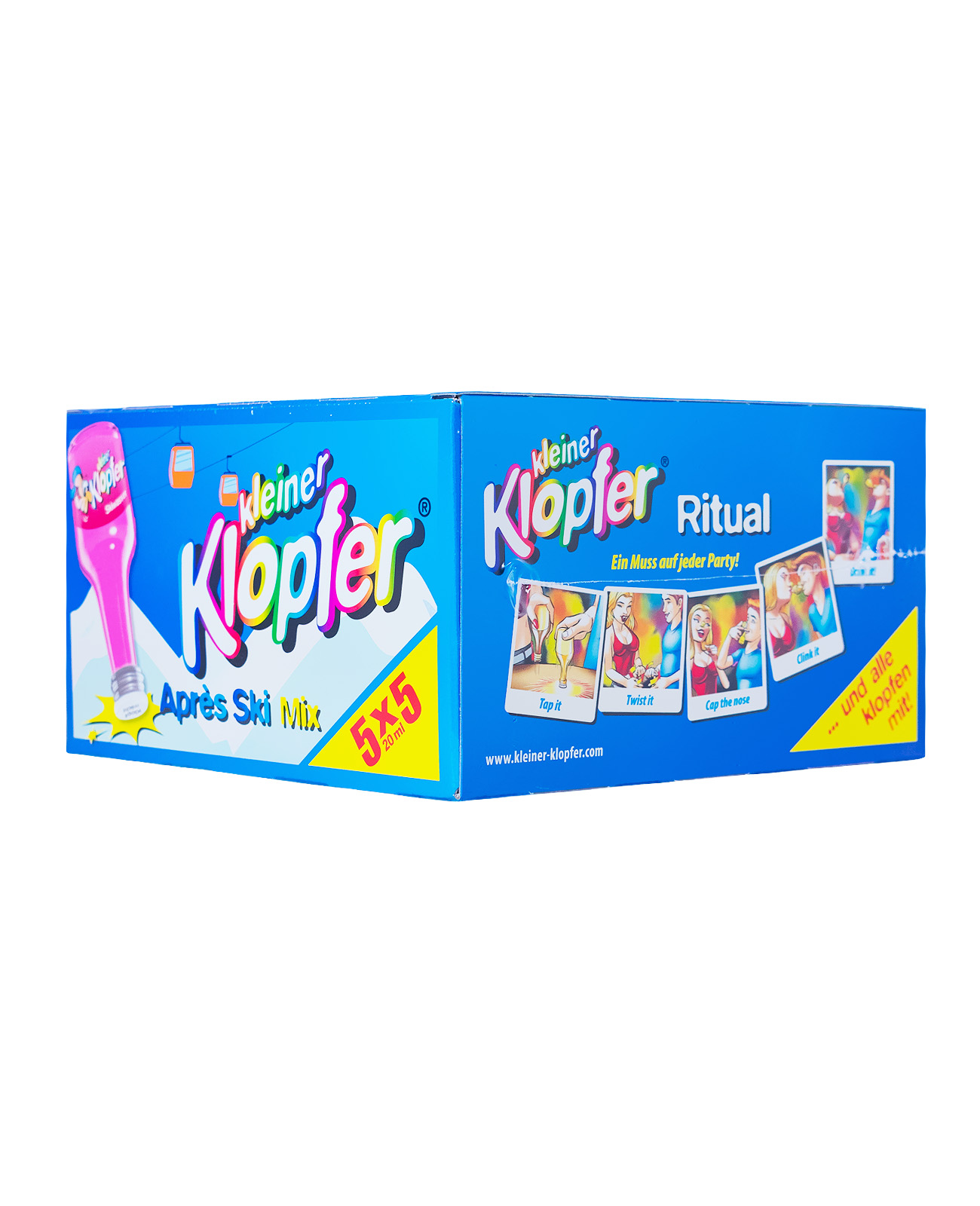 Mix-Paket [25 x 0,02L] Kleiner Klopfer Après Ski Mix - 0,5L 16,4% vol