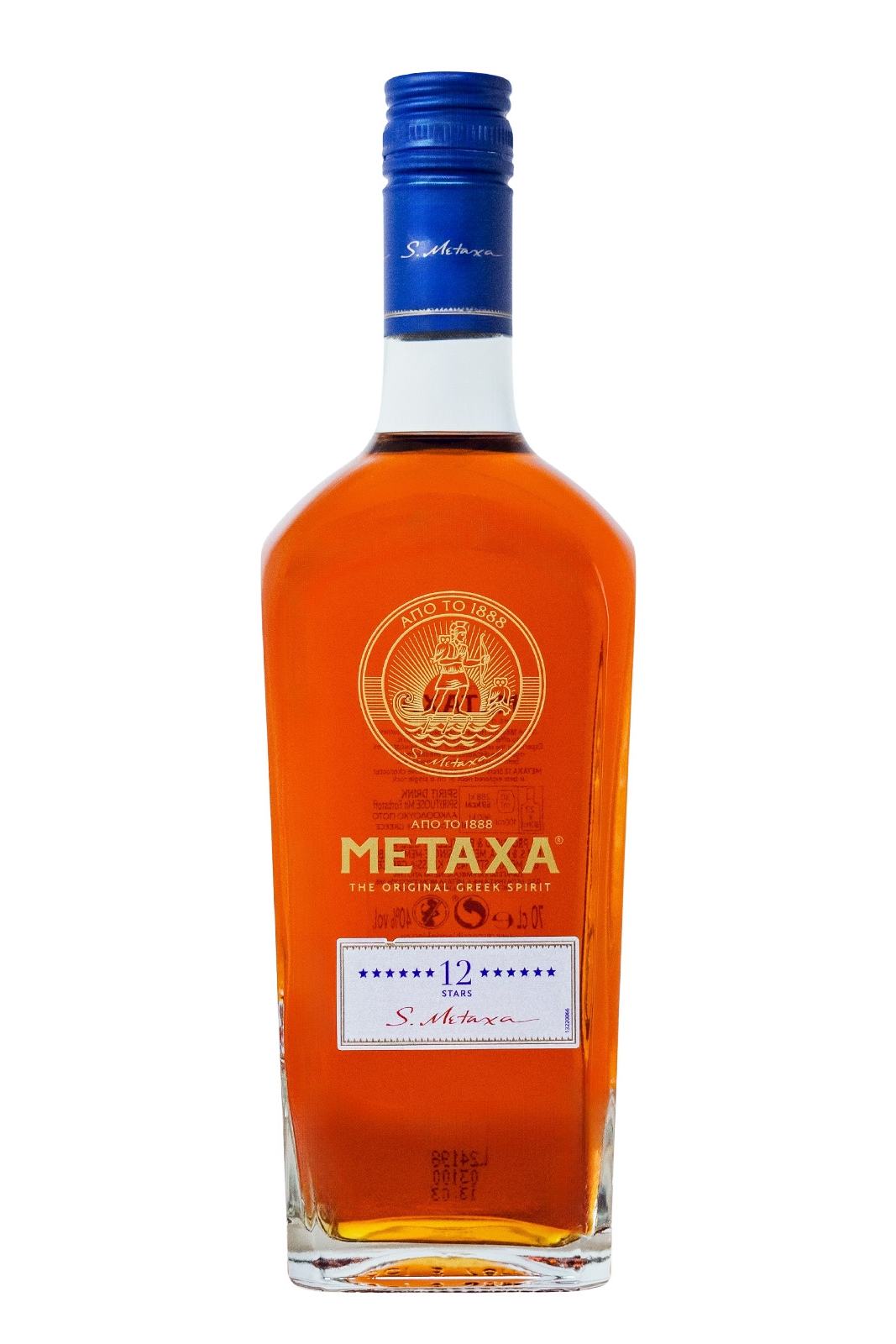 Metaxa 12 Sterne mit Socken - 0,7L 40% vol