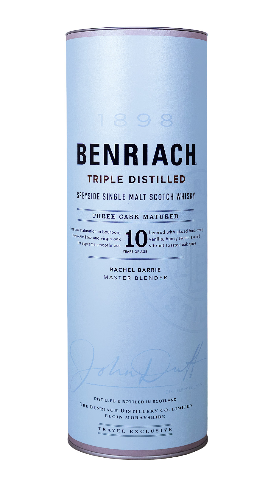 BenRiach 10 Jahre Triple Distilled Single Malt Scotch Whisky - 1 Liter 43% vol