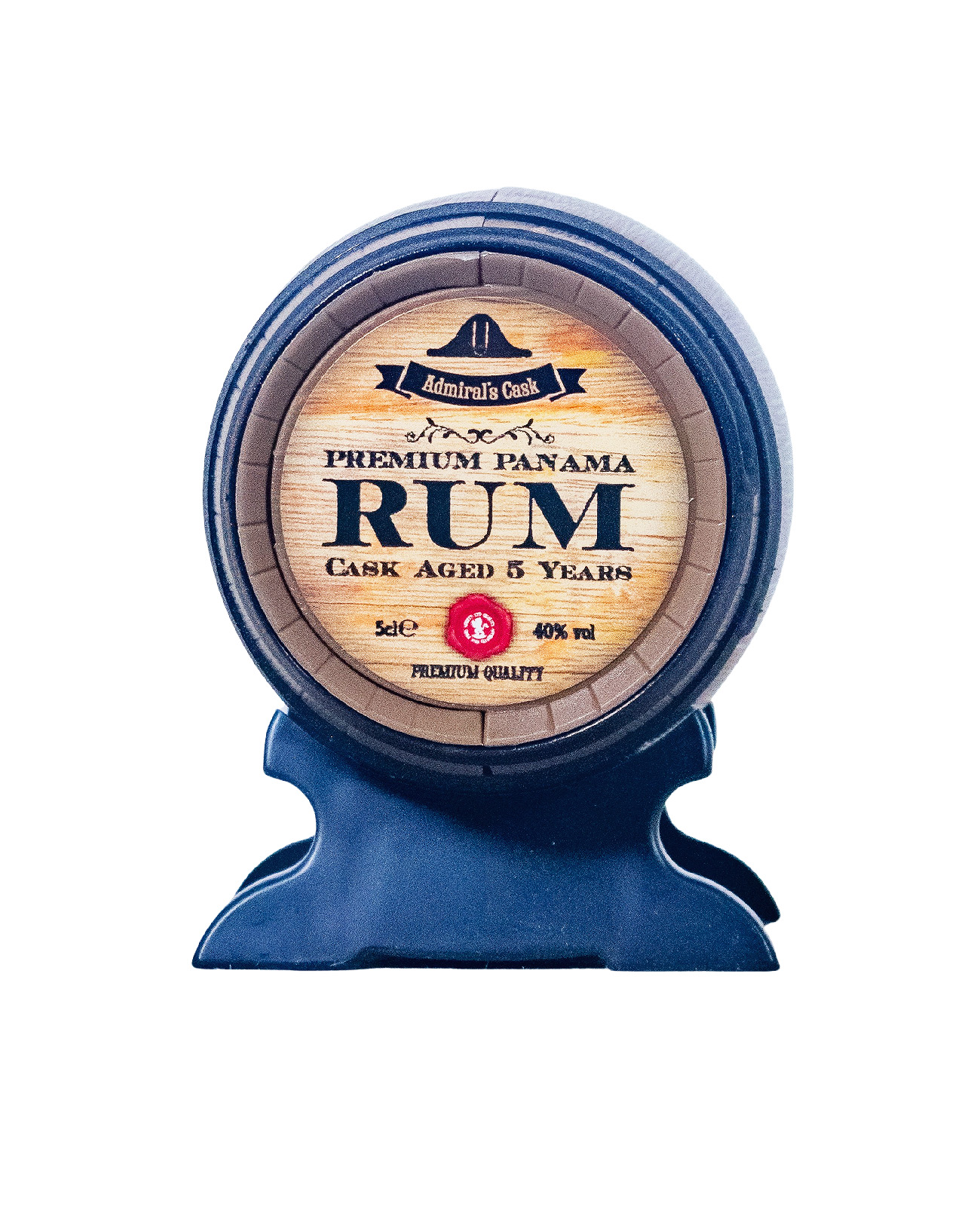 Old St. Andrews 5 Jahre Admiral's Cask Rum Mini-Barrel - 0,05L 40% vol