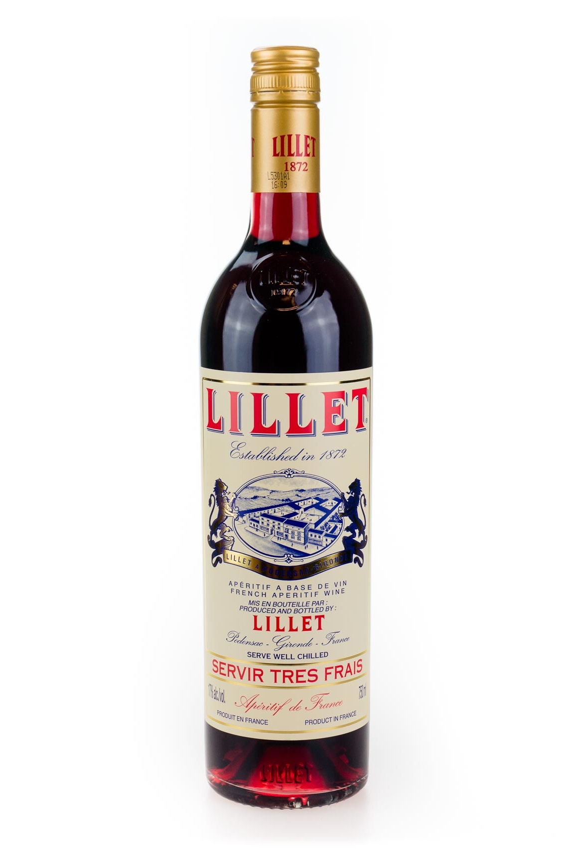 Lillet Rouge Aperitif a base de vin - 0,75L 17% vol Lillet Rouge Aperitif a base de vin - 0,75L 17% vol