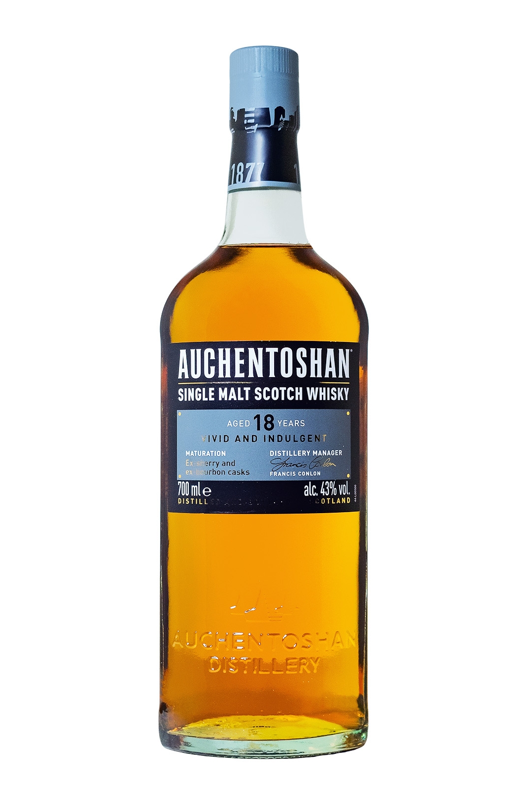 Auchentoshan 18 Jahre Single Malt Scotch Whisky - 0,7L 43% vol