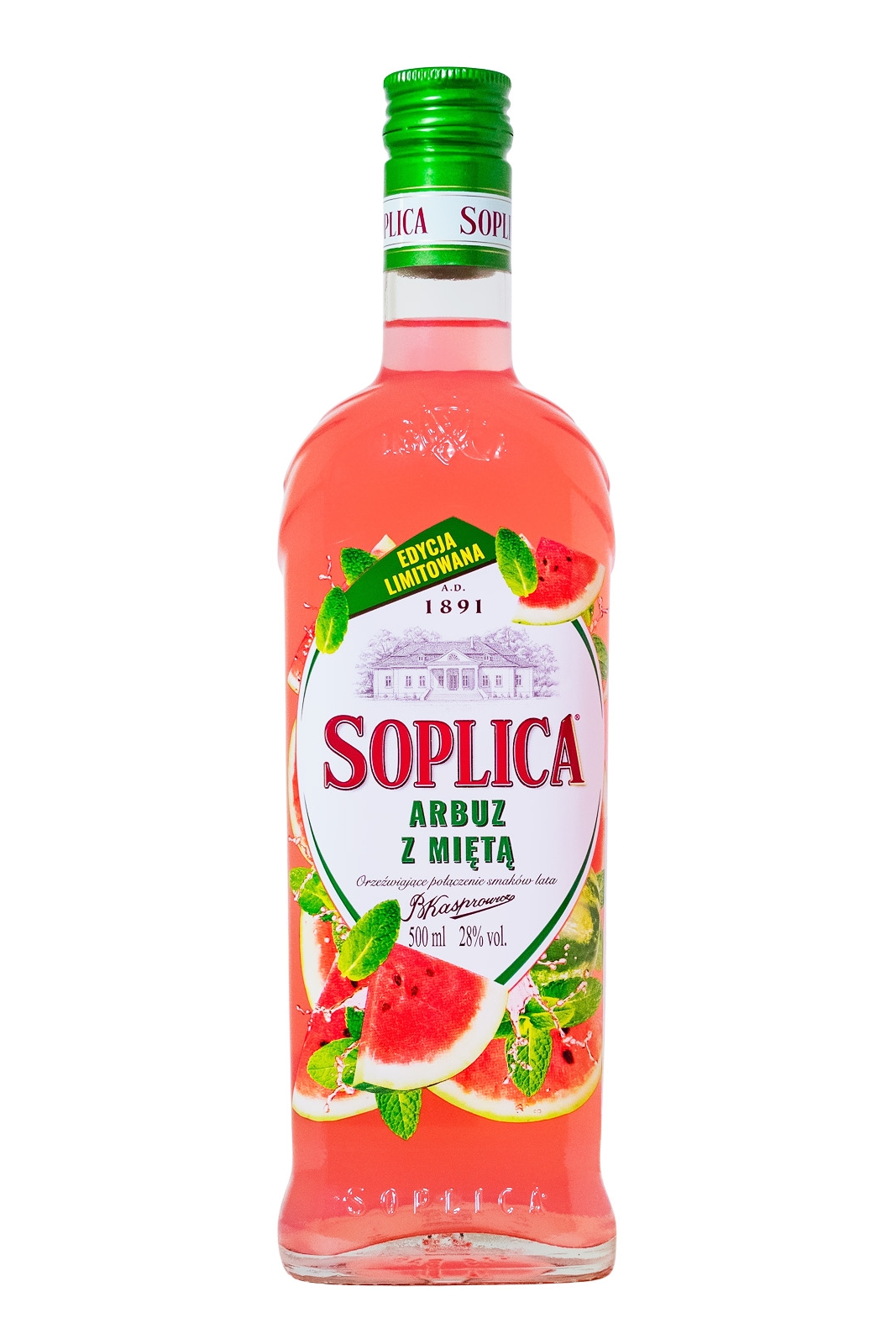 Soplica Wassermelone & Minze Arbuz z Mieta - 0,5L 28% vol