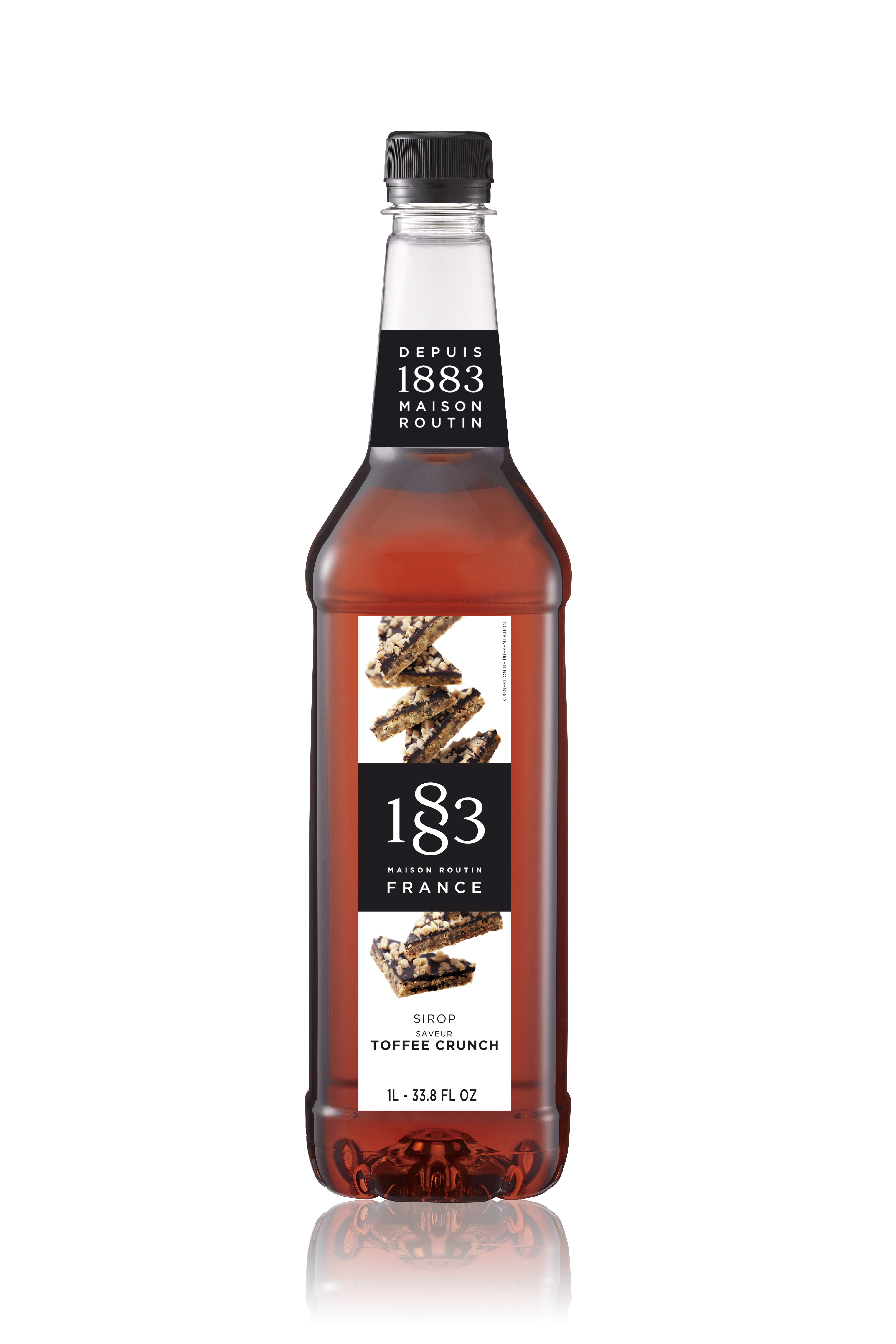 Maison Routin 1883 Toffee Crunch Sirup PET-Flasche - 1 Liter