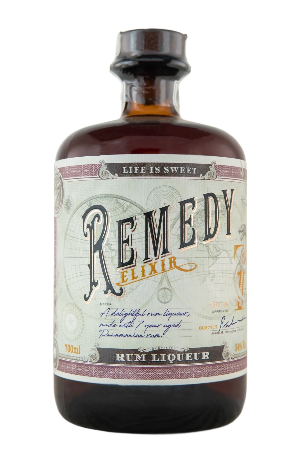 Remedy Elixir Rum Liqueur - 0,7L 34% vol Remedy Elixir Rum Liqueur - 0,7L 34% vol