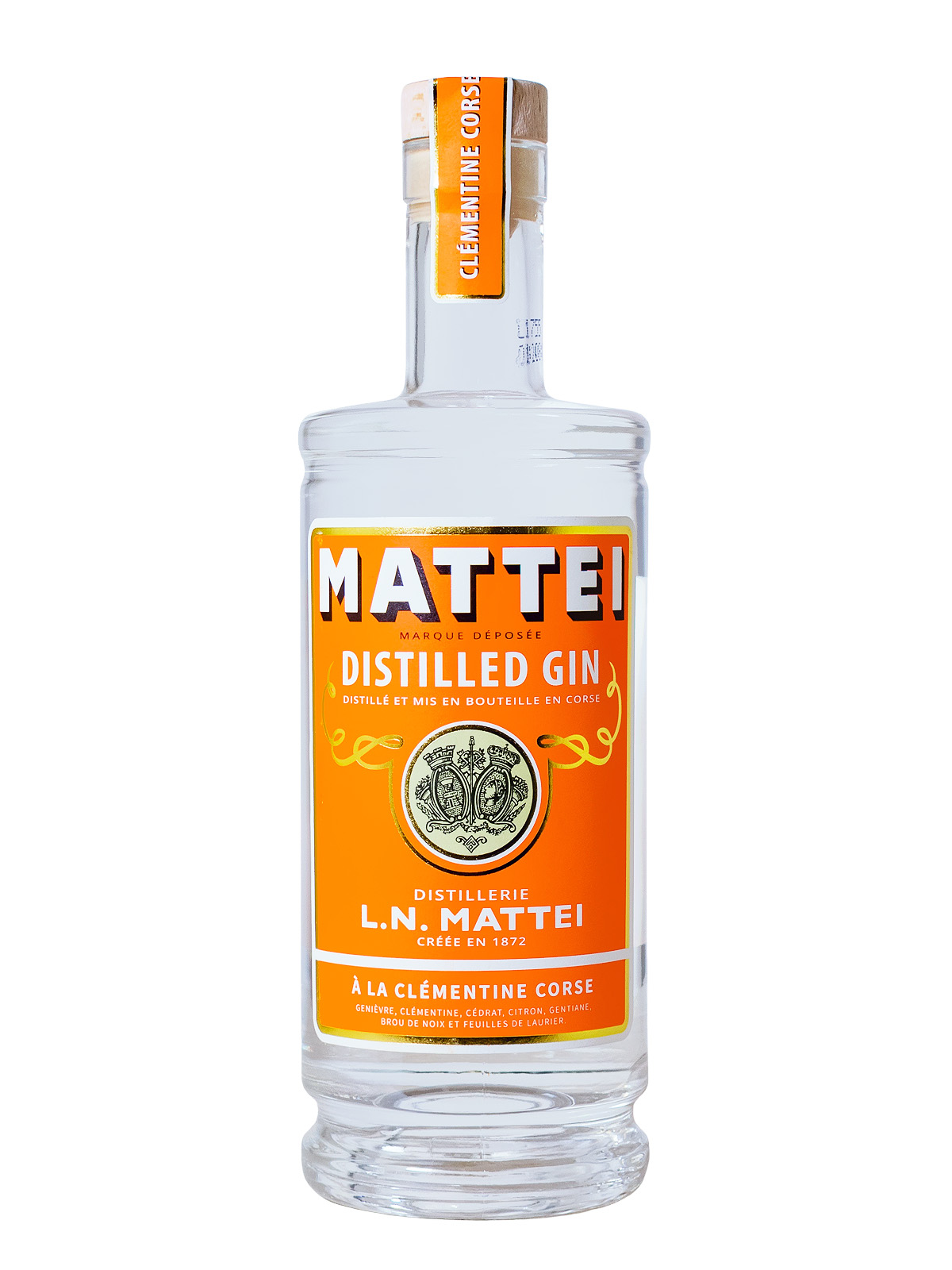 Mattei Clementine Dry Gin - 0,7L 40% vol