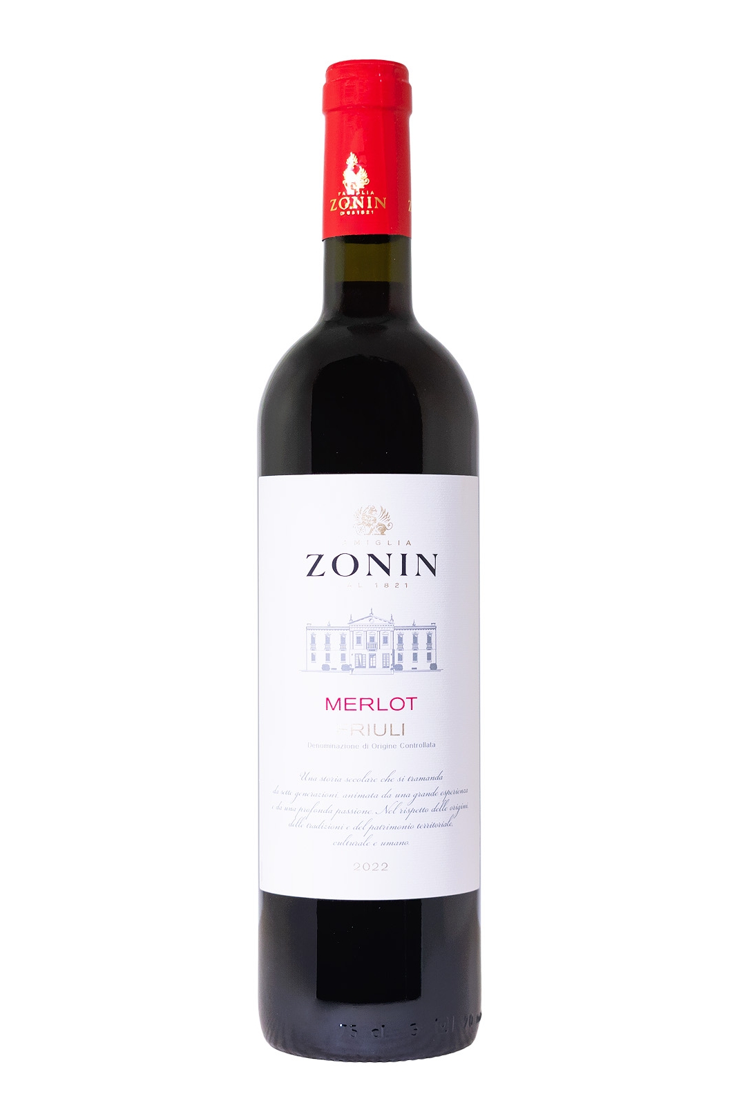 Zonin Classici Merlot DOC Friuli Aquileia - 0,75L 13% vol