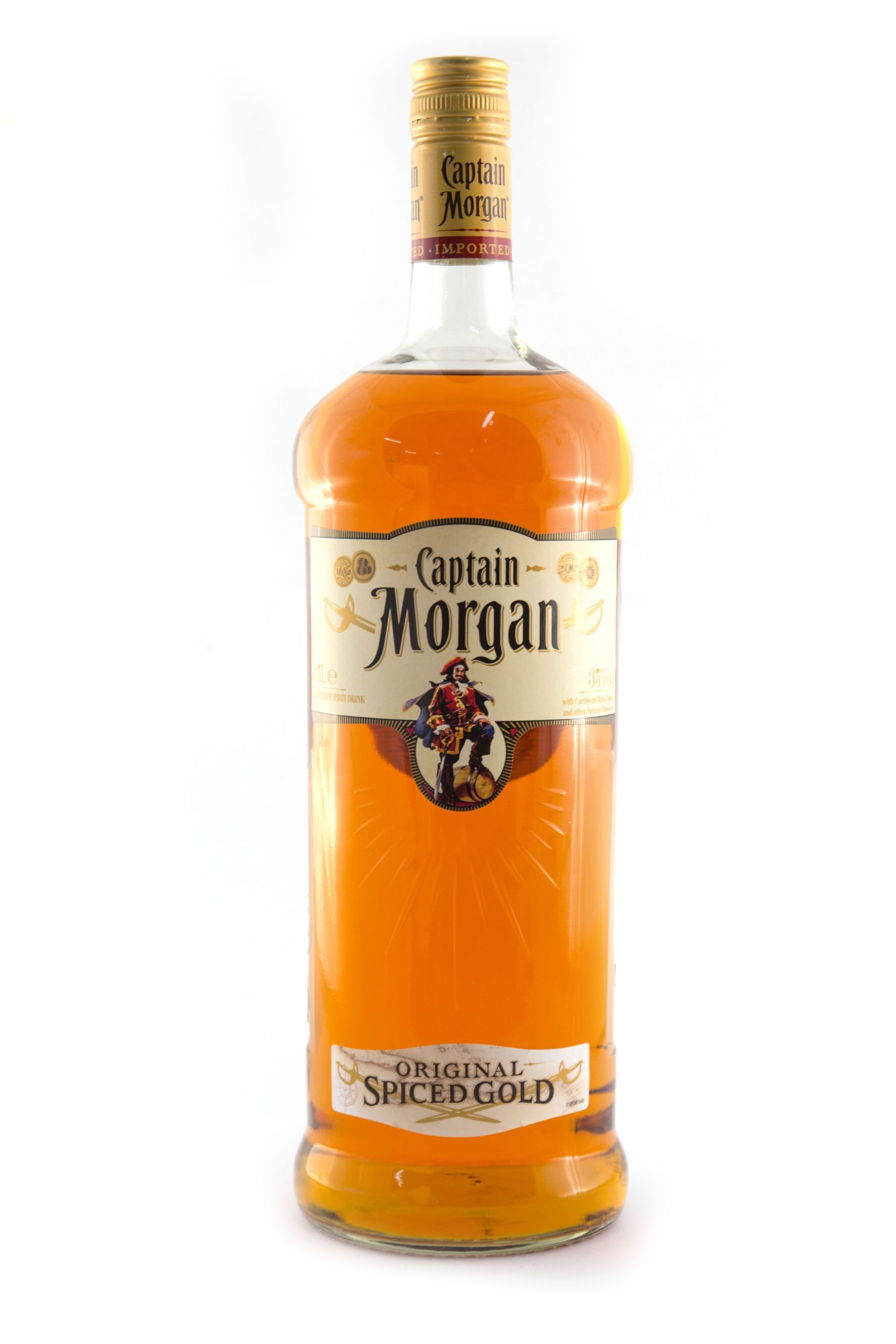 Captain Morgan Spiced Gold Spirituose - 1,5L 35% vol