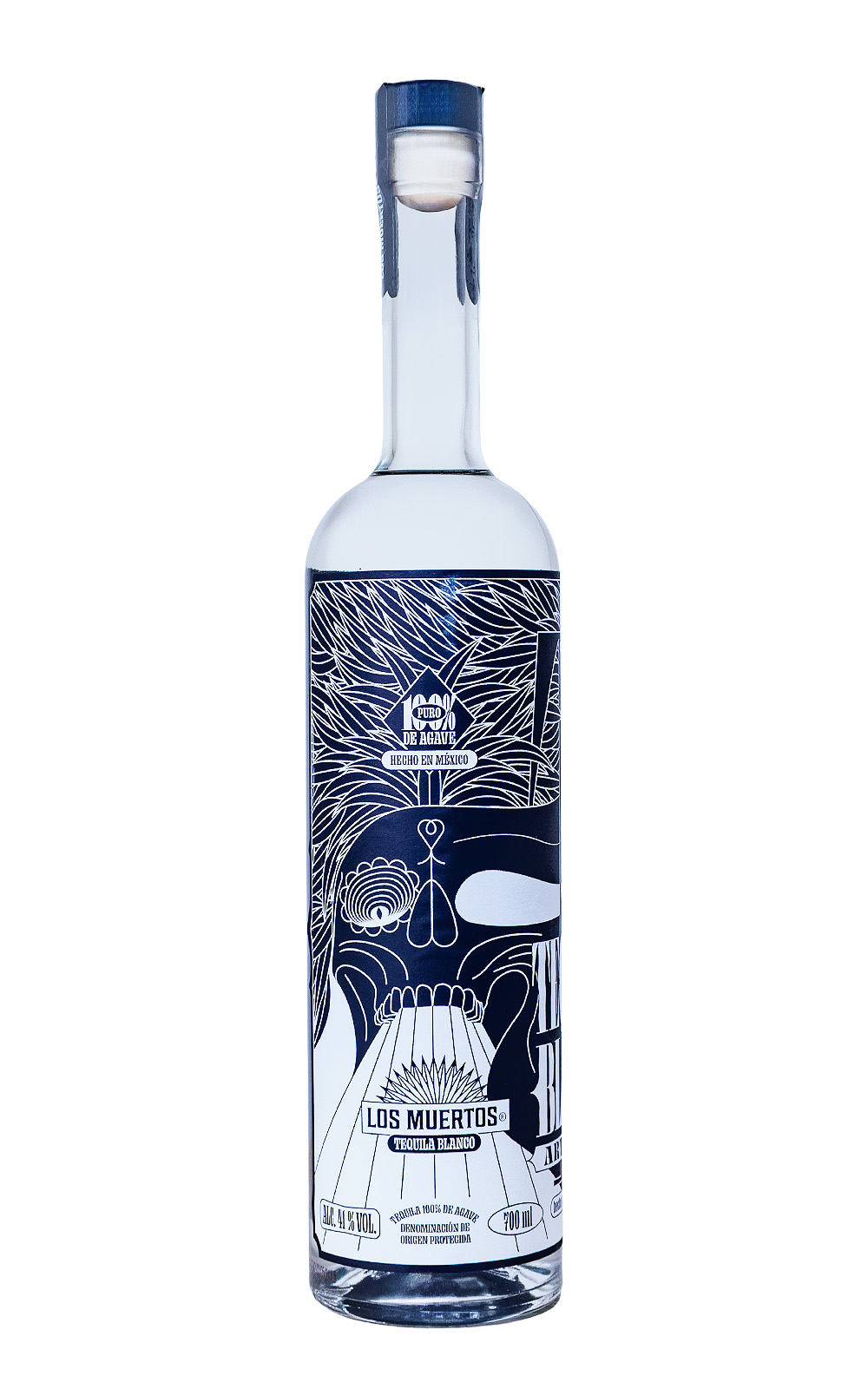 Bundle: Los Muertos Tequila + 4 x Le Tribute Pink Grapefruit - 1,5L 41% vol