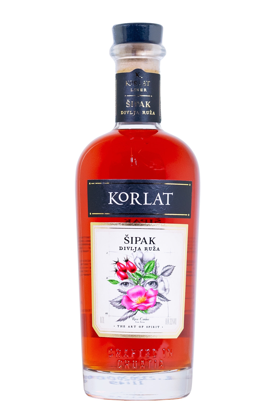 Korlat Sipak Hagebutten-Wildrosen Likör - 0,7L 22% vol