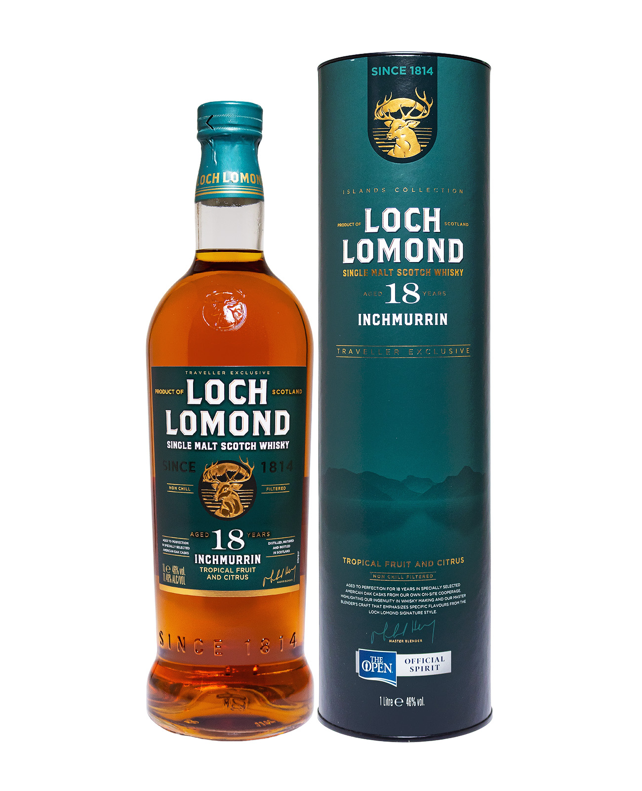 Loch Lomond 18 Jahre Inchmurrin Single Malt Scotch Whisky - 1 Liter 46% vol