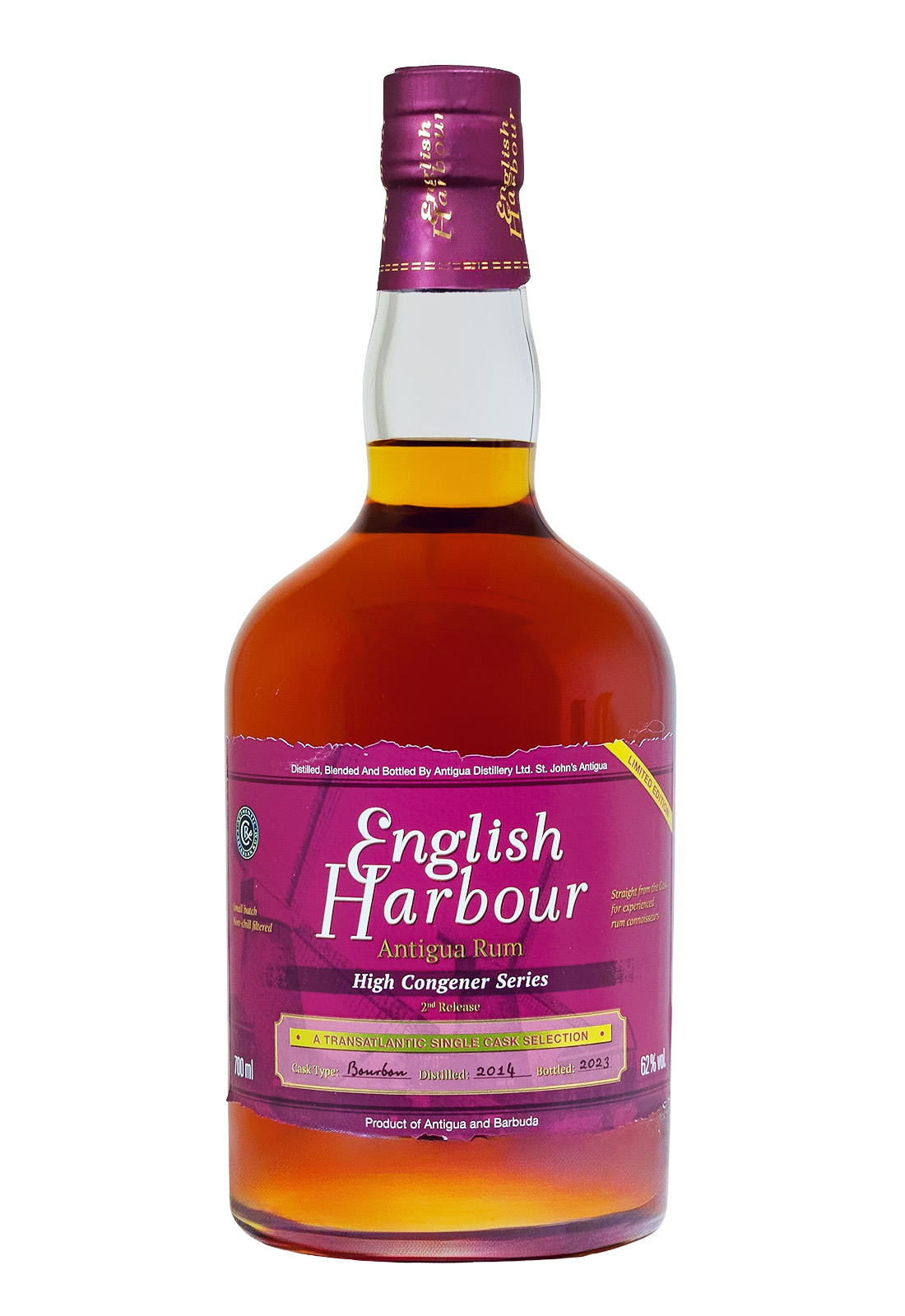 English Harbour High Congener Series 2014/2023 - 0,7L 62% vol